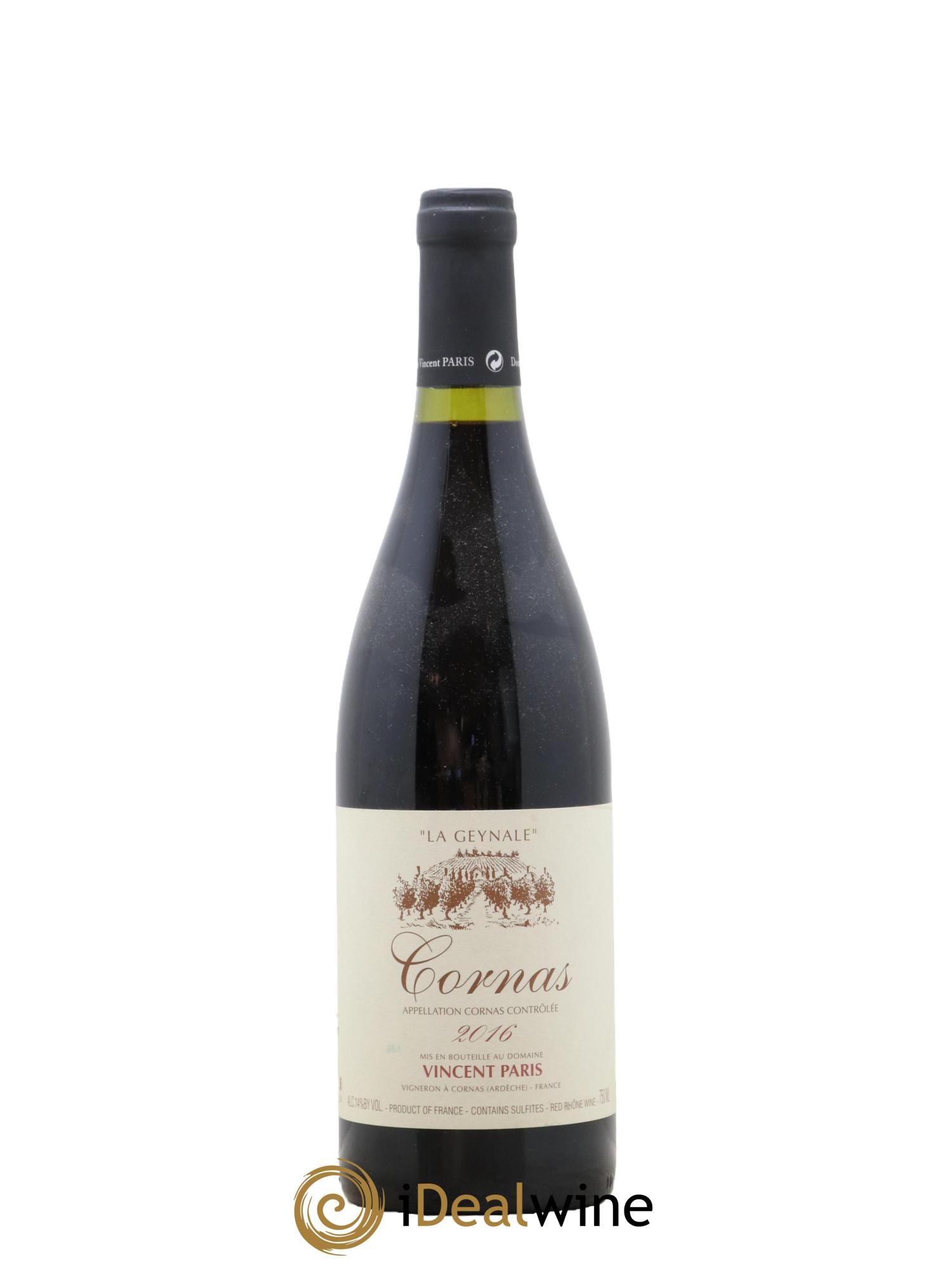 Cornas La Geynale Vincent Paris 2016 - Lot de 1 bouteille - 0