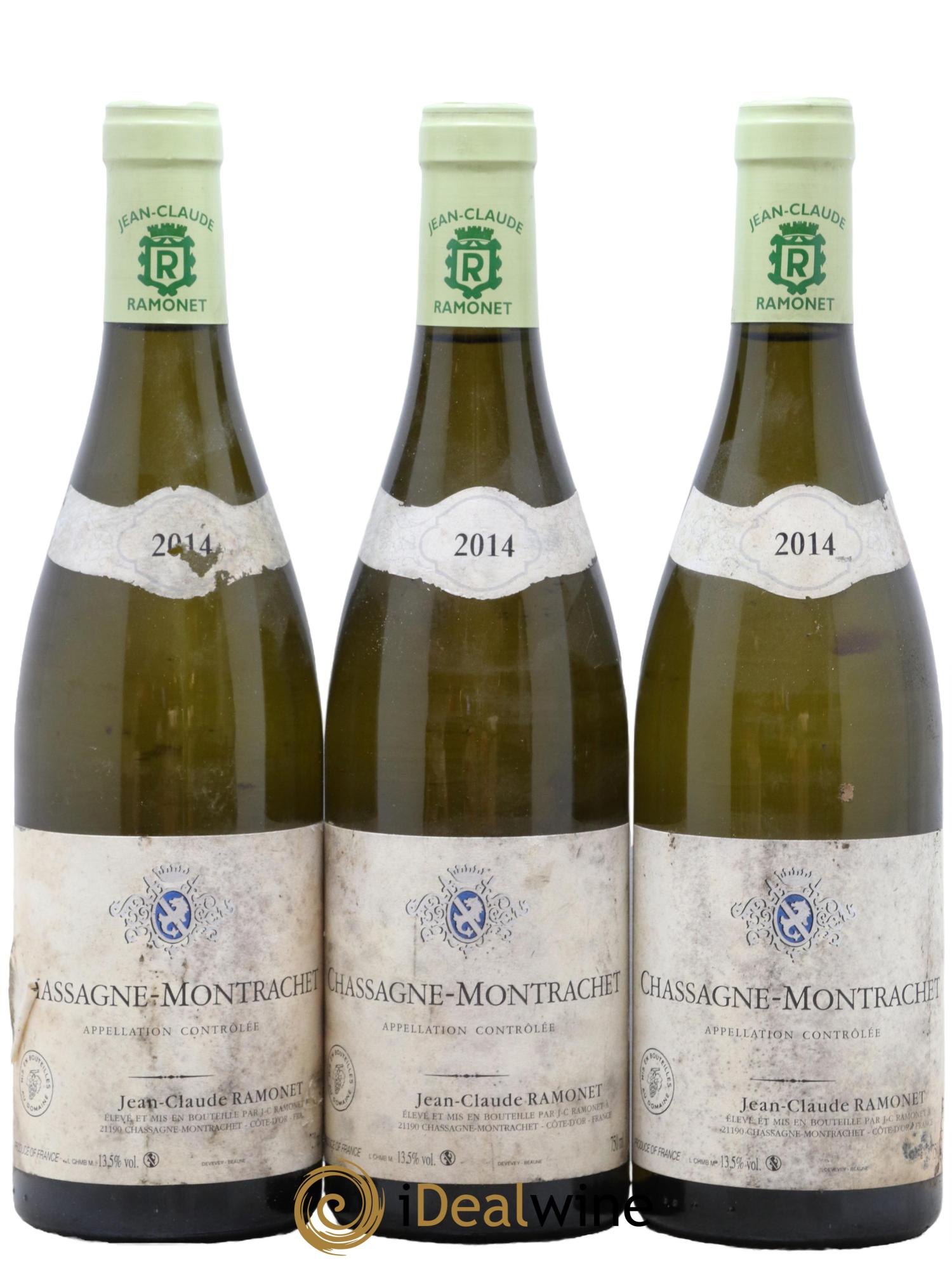 Chassagne-Montrachet Ramonet (Domaine)  2014 - Lotto di 3 bottiglie - 0