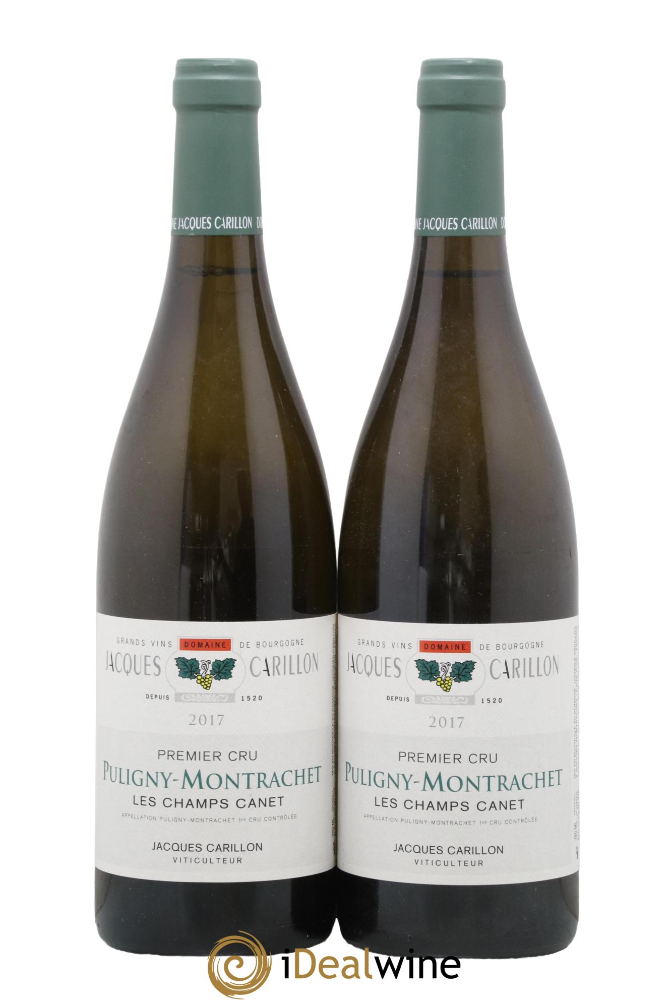 Puligny-Montrachet 1er Cru Les Champs Canet Jacques Carillon (Domaine) 2017 - Lot de 2 bouteilles - 0