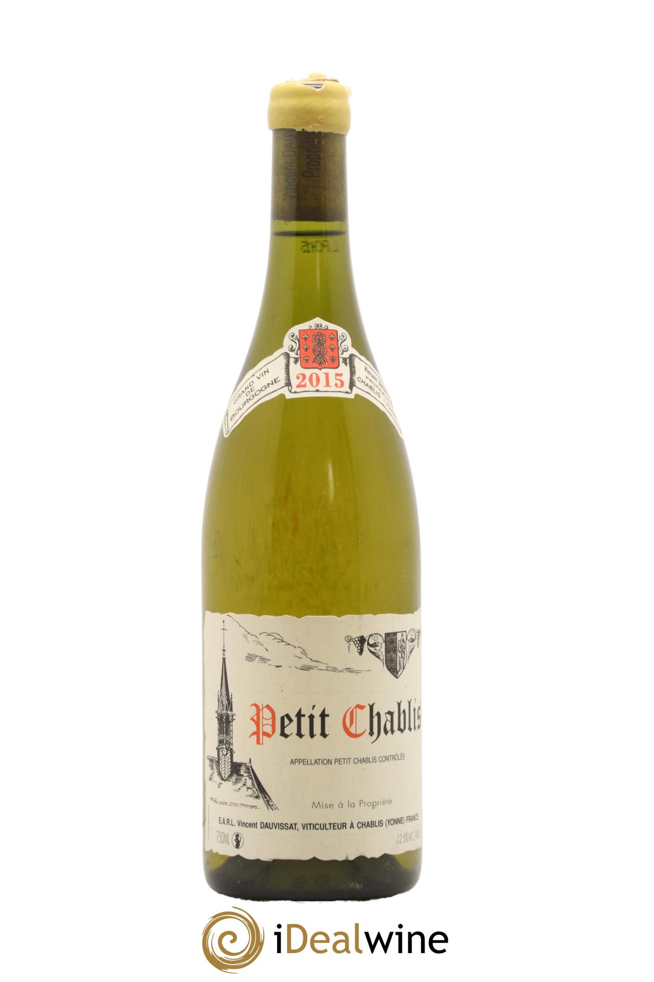 Petit Chablis Vincent Dauvissat (Domaine) 2015 - Posten von 1 Flasche - 0