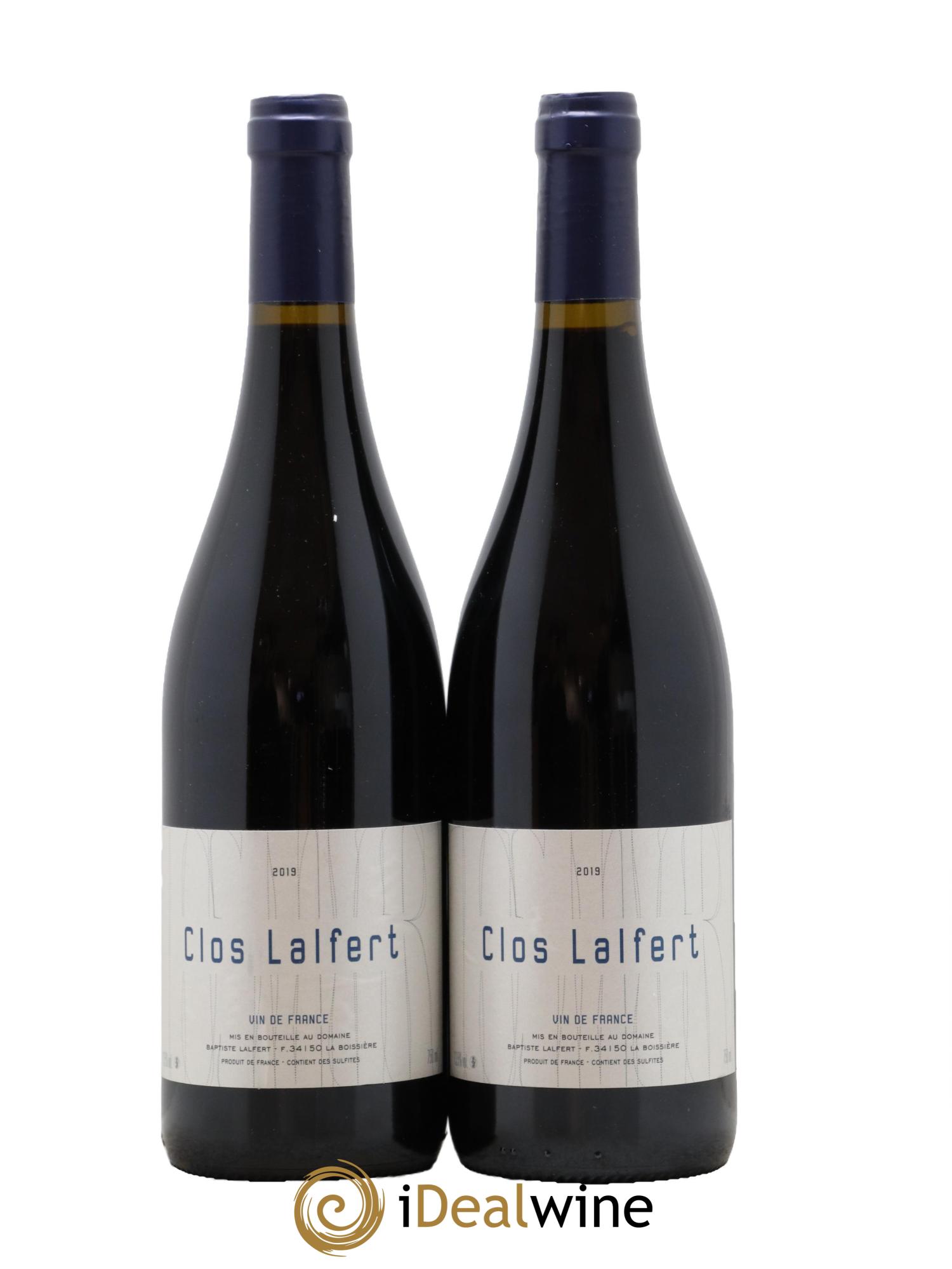 Vin de France Clos Lalfert - Baptiste Lalfert 2019 - Lotto di 2 bottiglie - 0