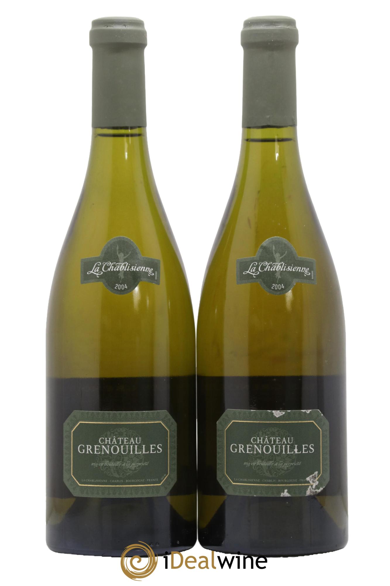 Chablis Grand Cru Grenouilles Château Grenouille - La Chablisienne 2004 - Posten von 2 Flaschen - 0