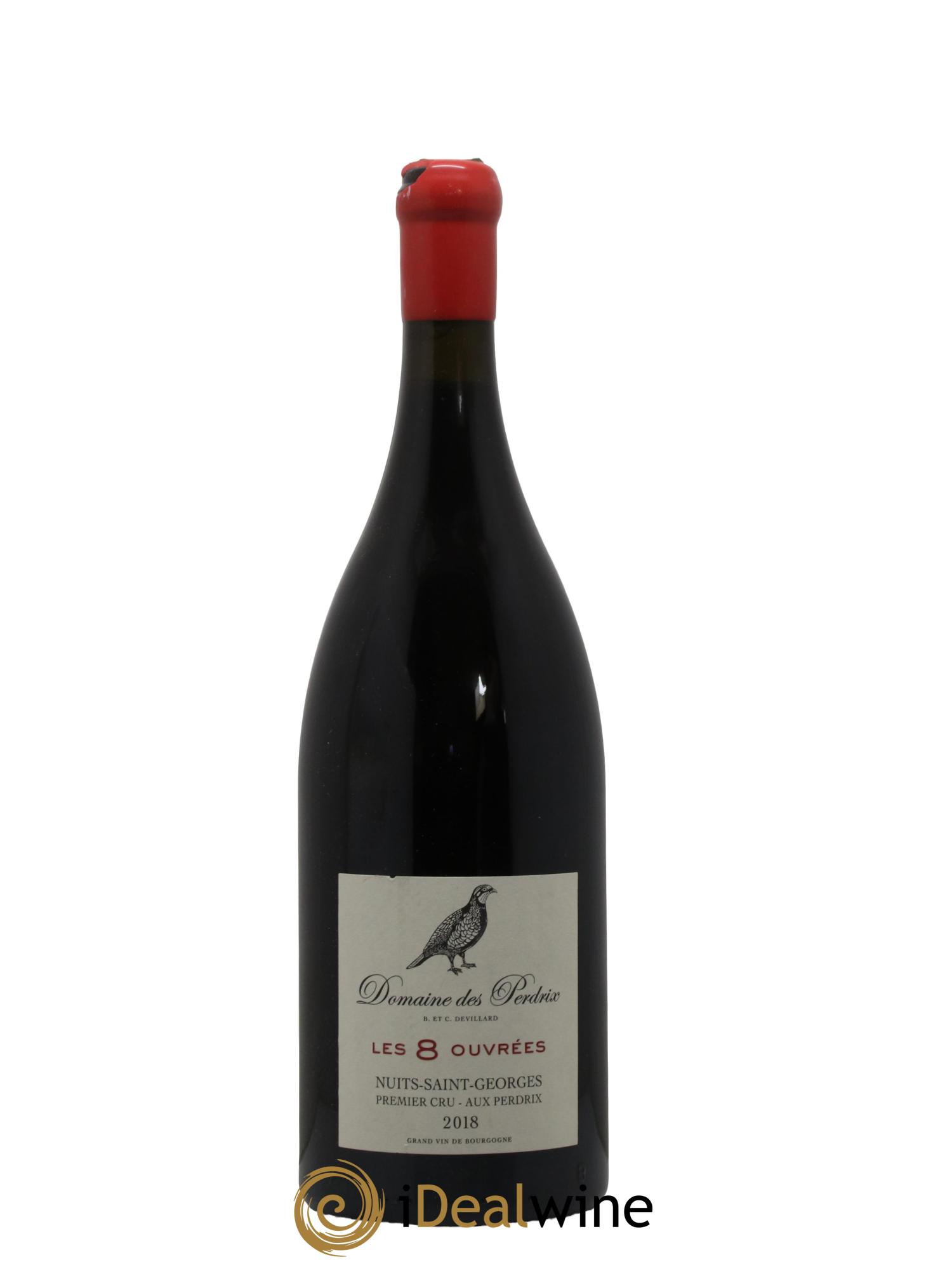 Nuits Saint-Georges 1er Cru Aux Perdrix Les 8 Ouvrées Perdrix (Domaine des) 2018 - Lot de 1 magnum - 0