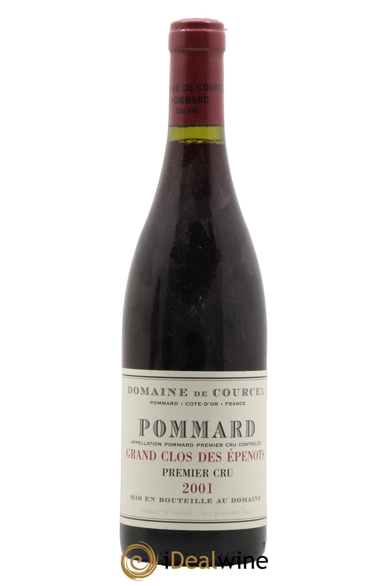 Pommard 1er Cru Grand Clos des Epenots de Courcel (Domaine) 2001 - Lot de 1 bouteille - 0