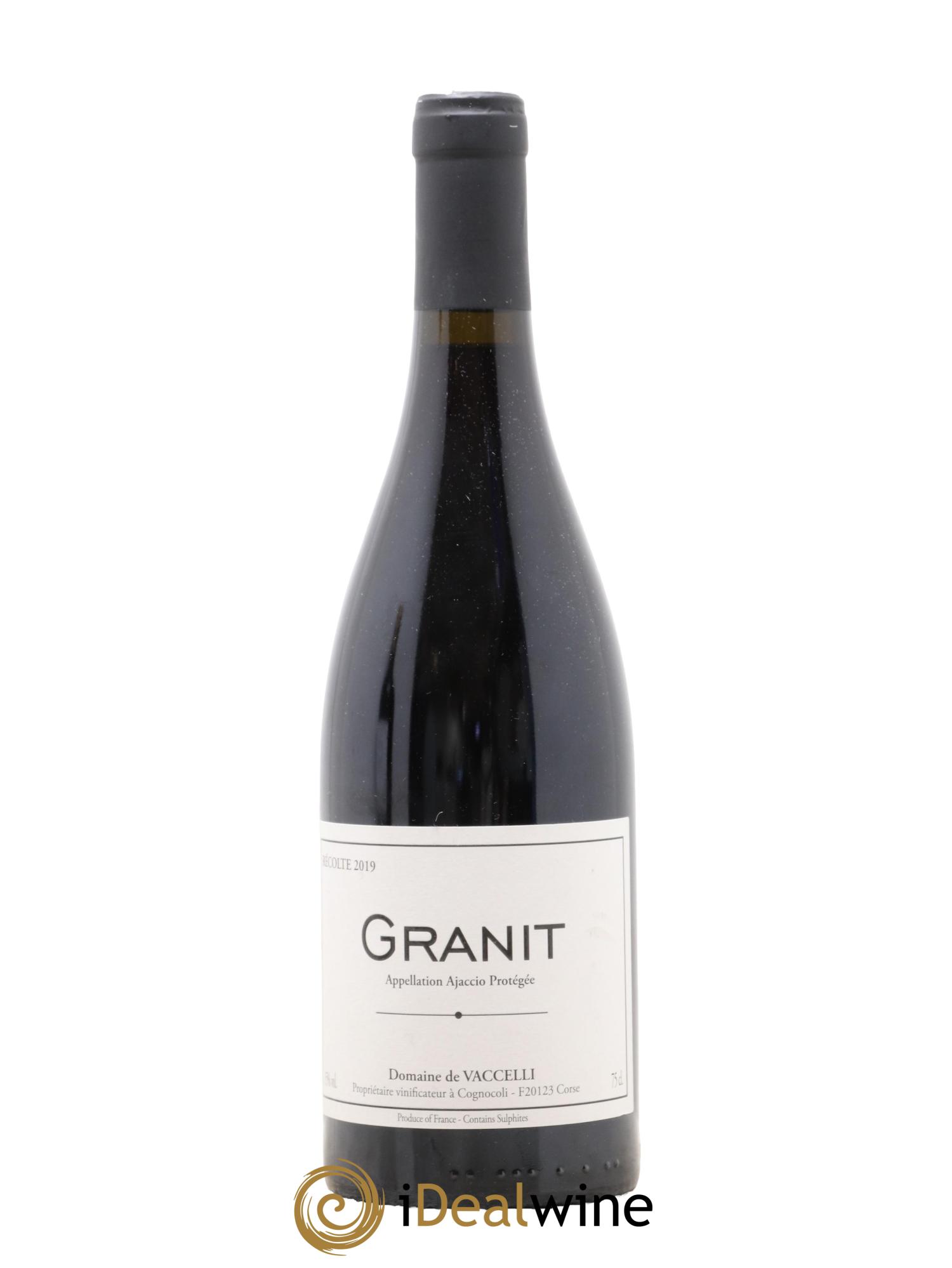 Ajaccio Granit Vaccelli 2019 - Posten von 1 Flasche - 0