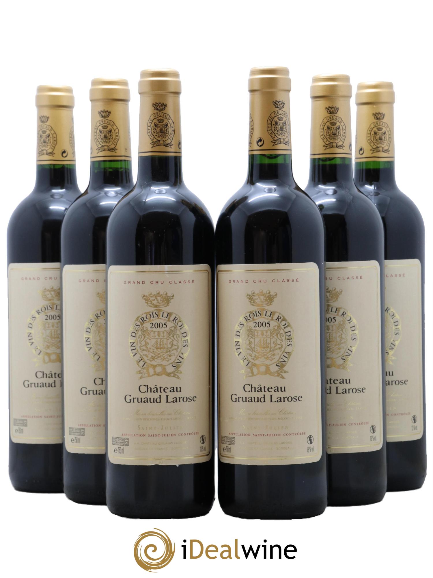 Château Gruaud Larose 2ème Grand Cru Classé 2005 - Lot de 6 bouteilles - 0