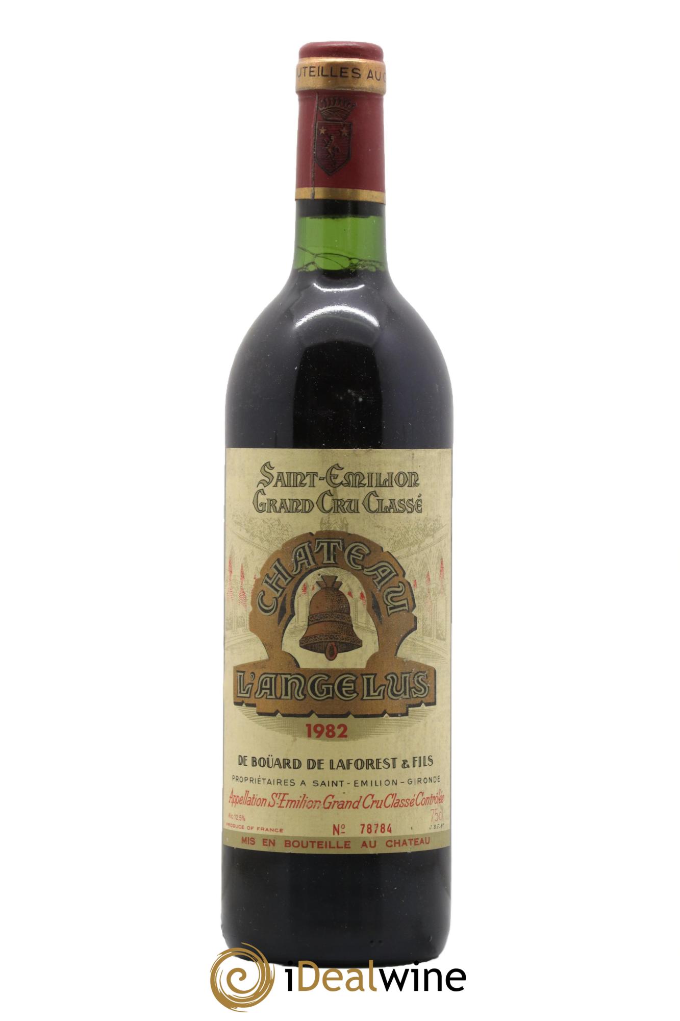 Château Angélus 1er Grand Cru Classé A 1982 - Lot de 1 bouteille - 0