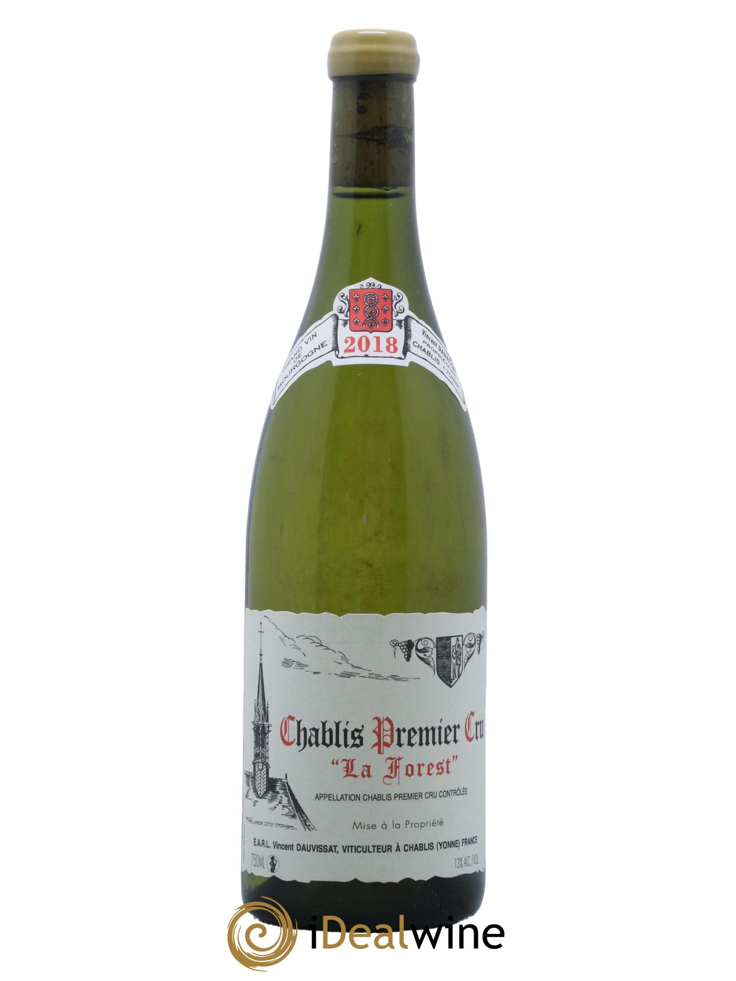 Chablis 1er Cru La Forest Vincent Dauvissat (Domaine) 2018 - Posten von 1 Flasche - 0