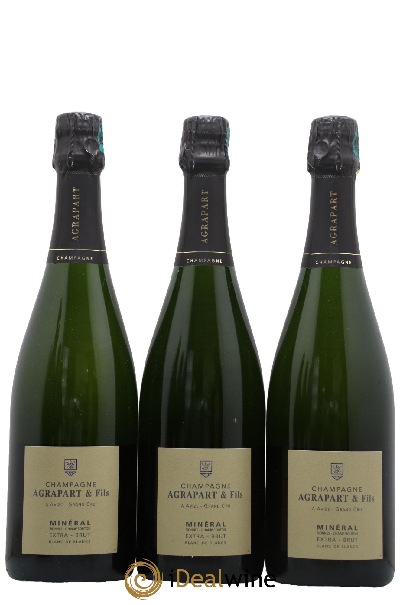 Minéral Extra-Brut Blanc de blancs Agrapart & Fils 2012 - Lot of 3 bottles - 0