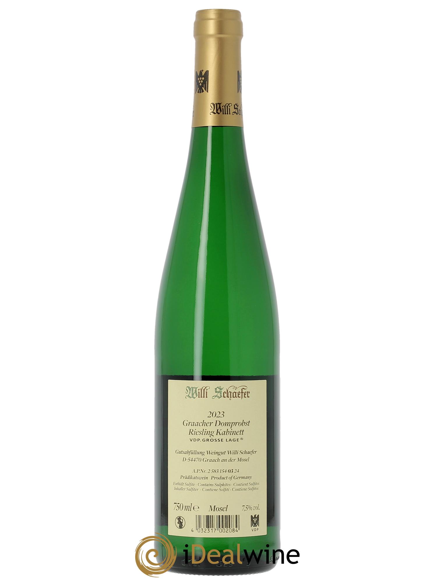 Riesling Willi Schaefer Graacher Domprobst Kabinett 3  2023 - Lot of 1 bottle - 1