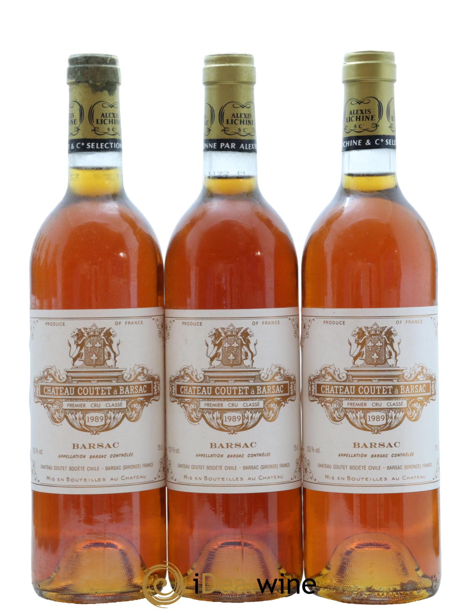 Château Coutet 1er Grand Cru Classé 1989 - Posten von 12 Flaschen - 2