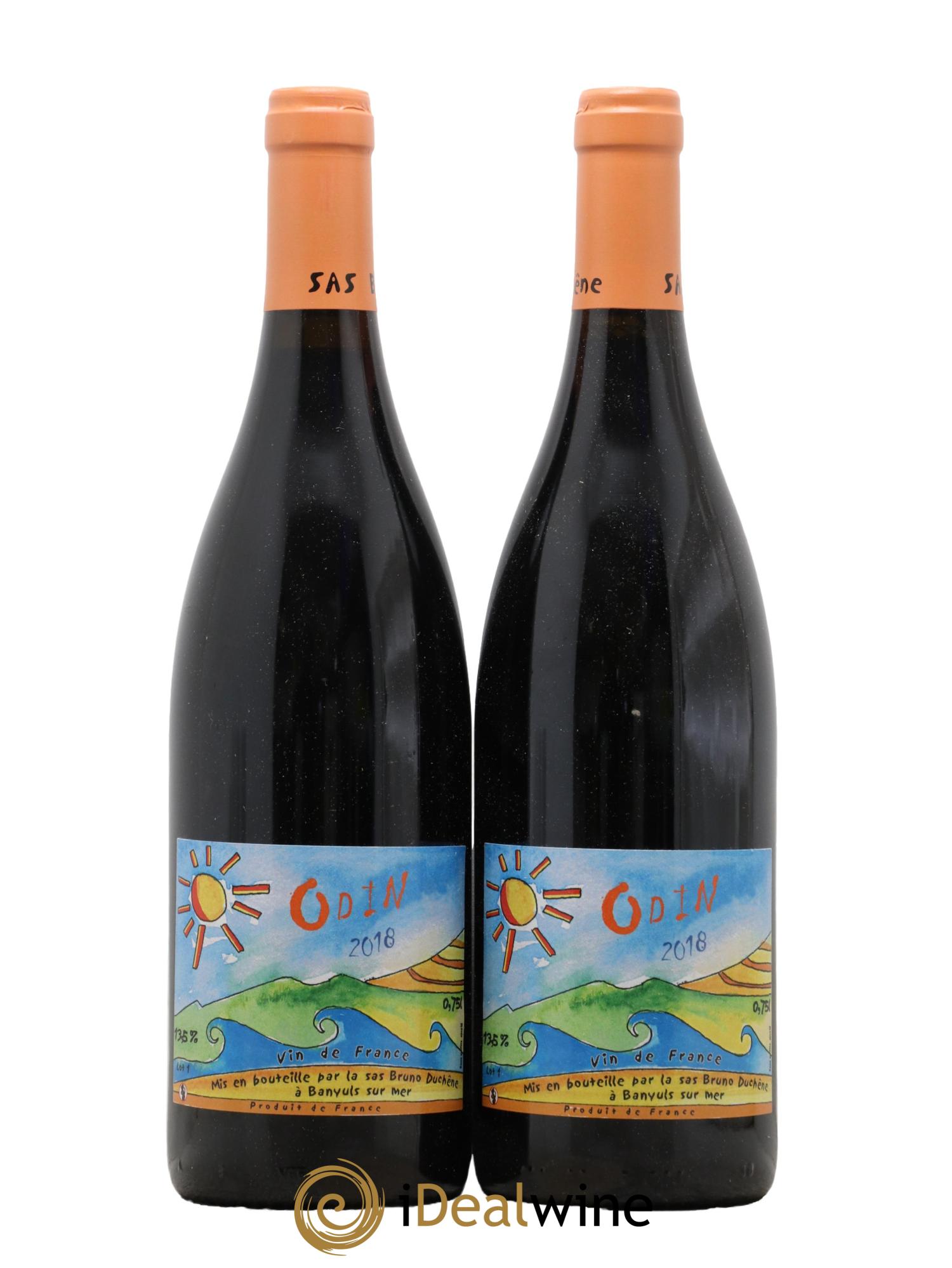 Vin de France Odin Bruno Duchêne 2018 - Lot de 2 bouteilles - 0