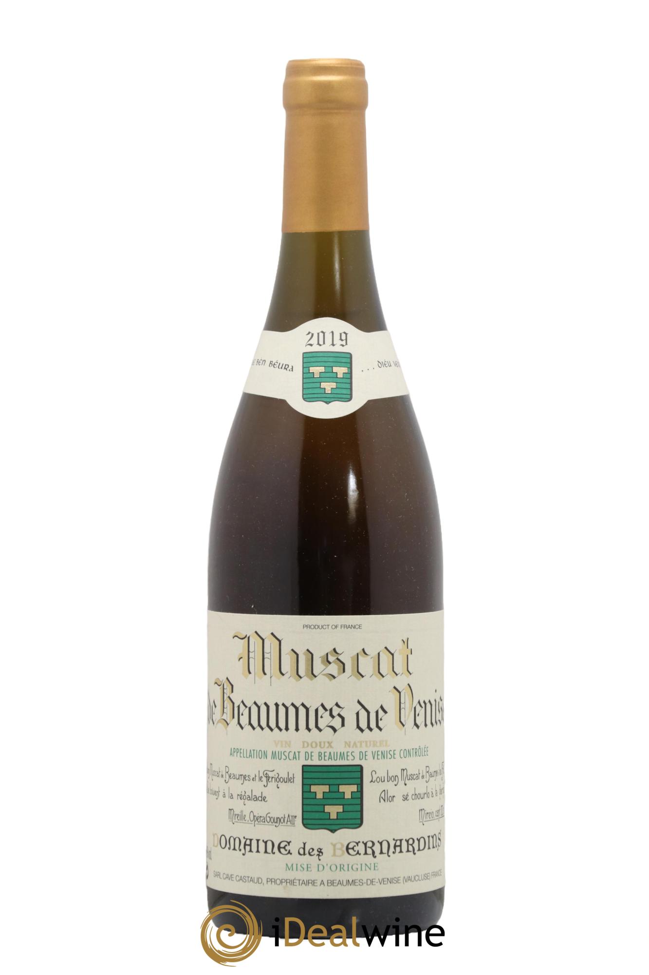 Muscat de Beaumes de Venise des Bernardins (Domaine) 2019 - Posten von 1 Flasche - 0