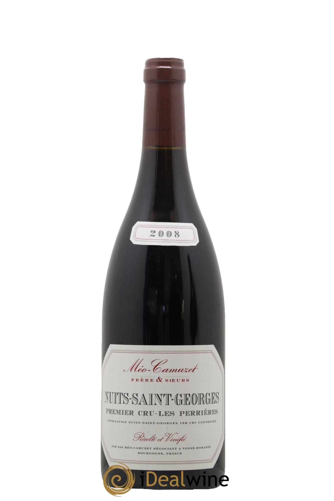 Nuits Saint-Georges 1er Cru Les Perrières Méo-Camuzet (Frère & Soeurs) 2008 - Posten von 1 Flasche - 0