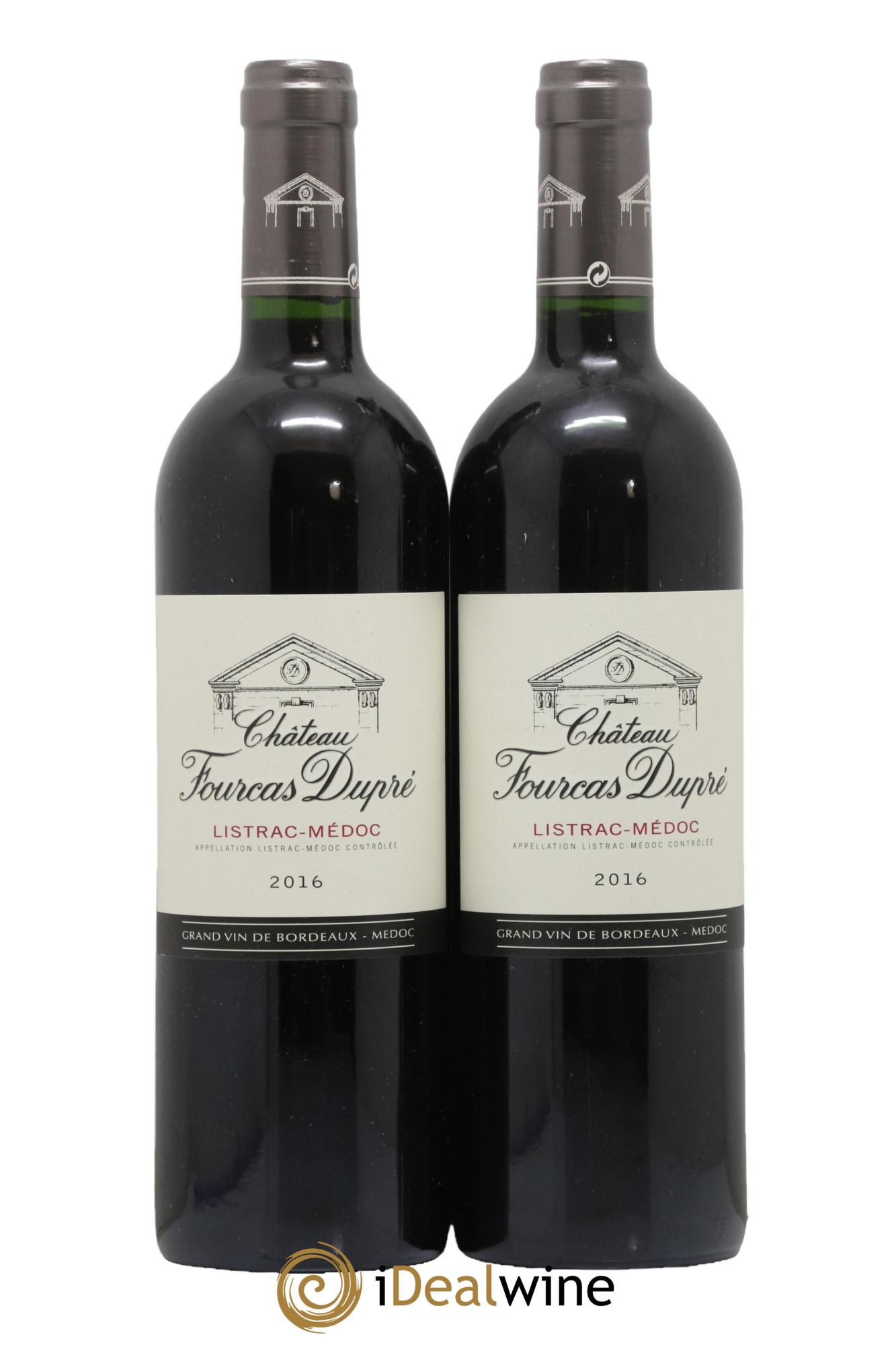 Château Fourcas Dupré 2016 - Lot of 2 bottles - 0