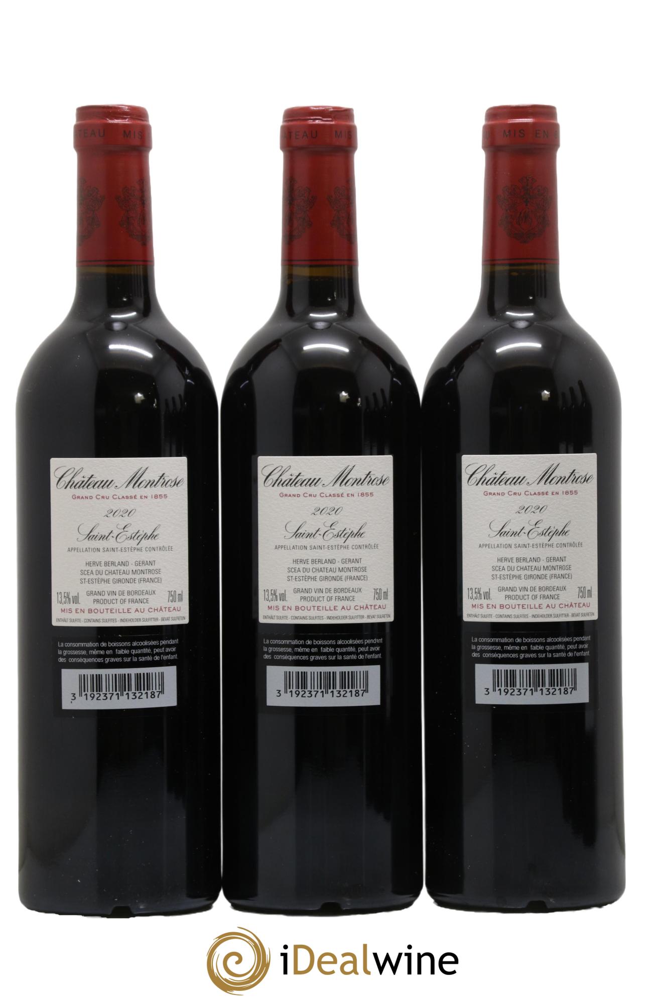 Château Montrose 2ème Grand Cru Classé 2020 - Lot de 6 bouteilles - 4