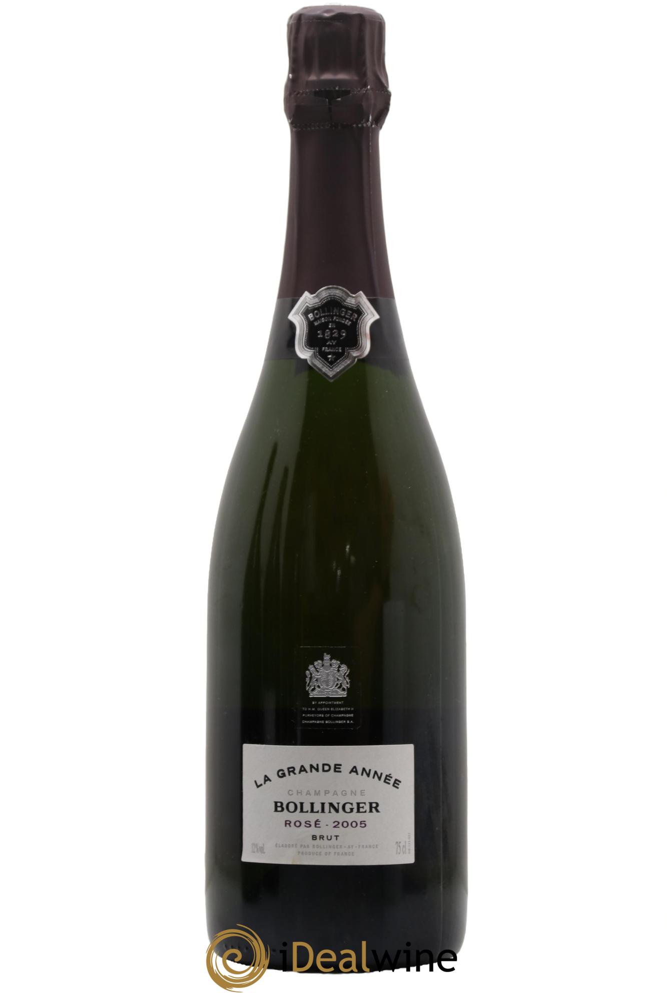 Grande Année Bollinger 2005 - Lot de 1 bouteille - 0