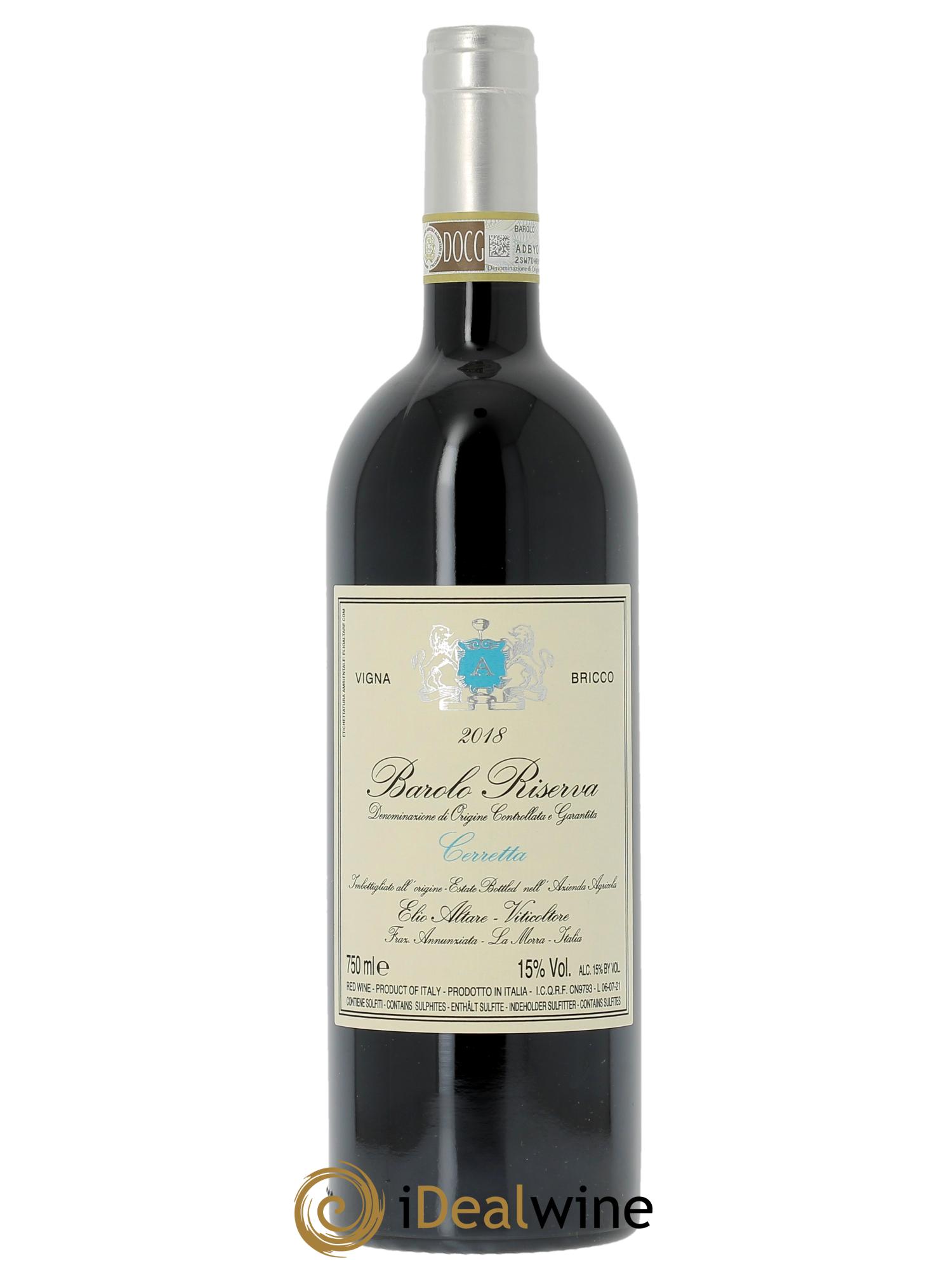 Barolo DOCG Elio Altare DOCG Ceretta - Vigna Bricco  2018 - Posten von 1 Flasche - 0