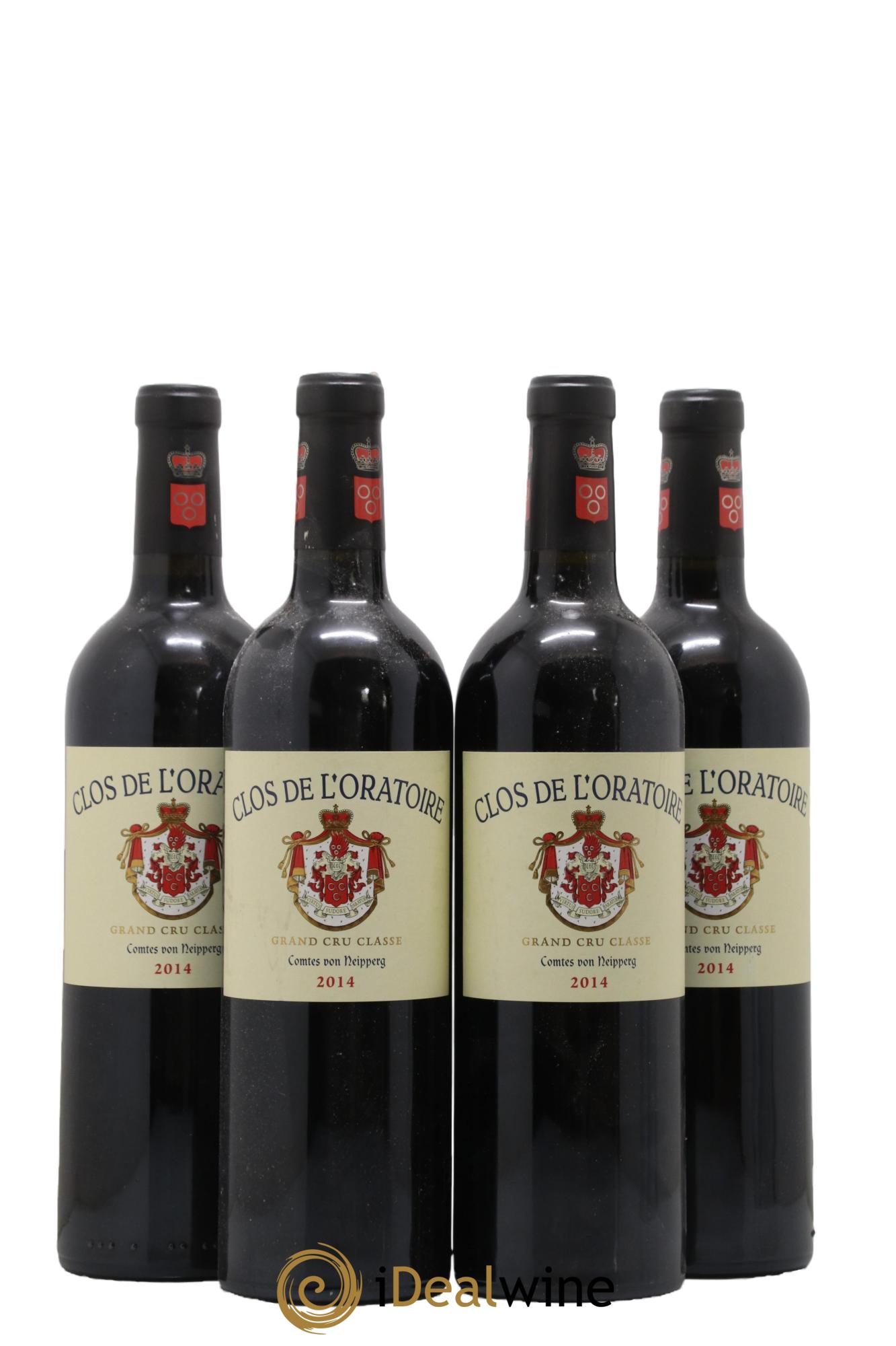 Clos de l'Oratoire Grand Cru Classé 2014 - Lotto di 4 bottiglie - 0