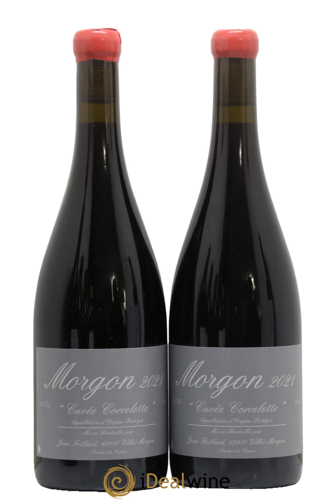 Morgon Corcelette Jean Foillard 2021 - Lot of 2 bottles - 0