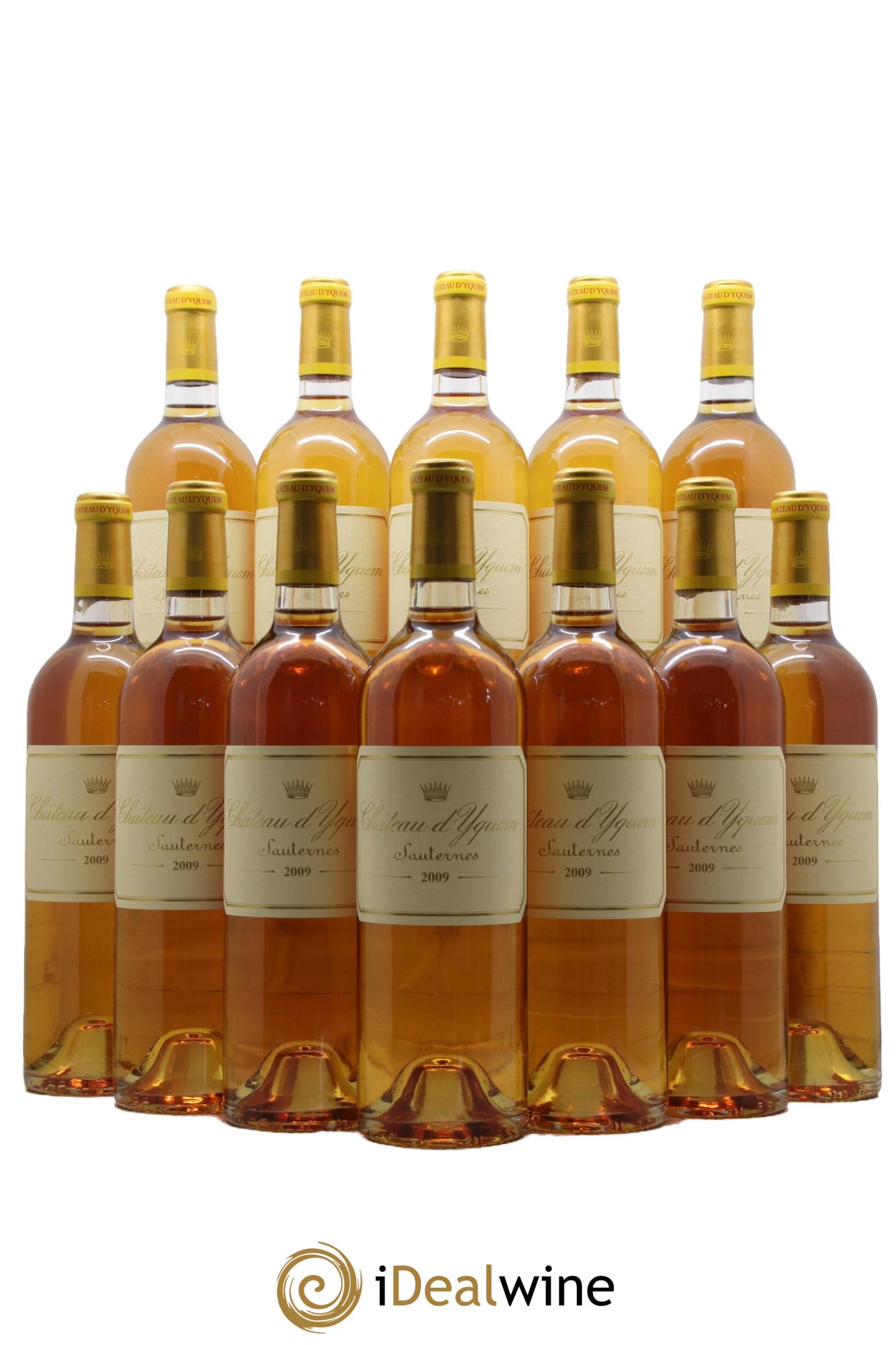 Château d' Yquem 1er Cru Classé Supérieur 2009 - Lot de 12 bouteilles - 0