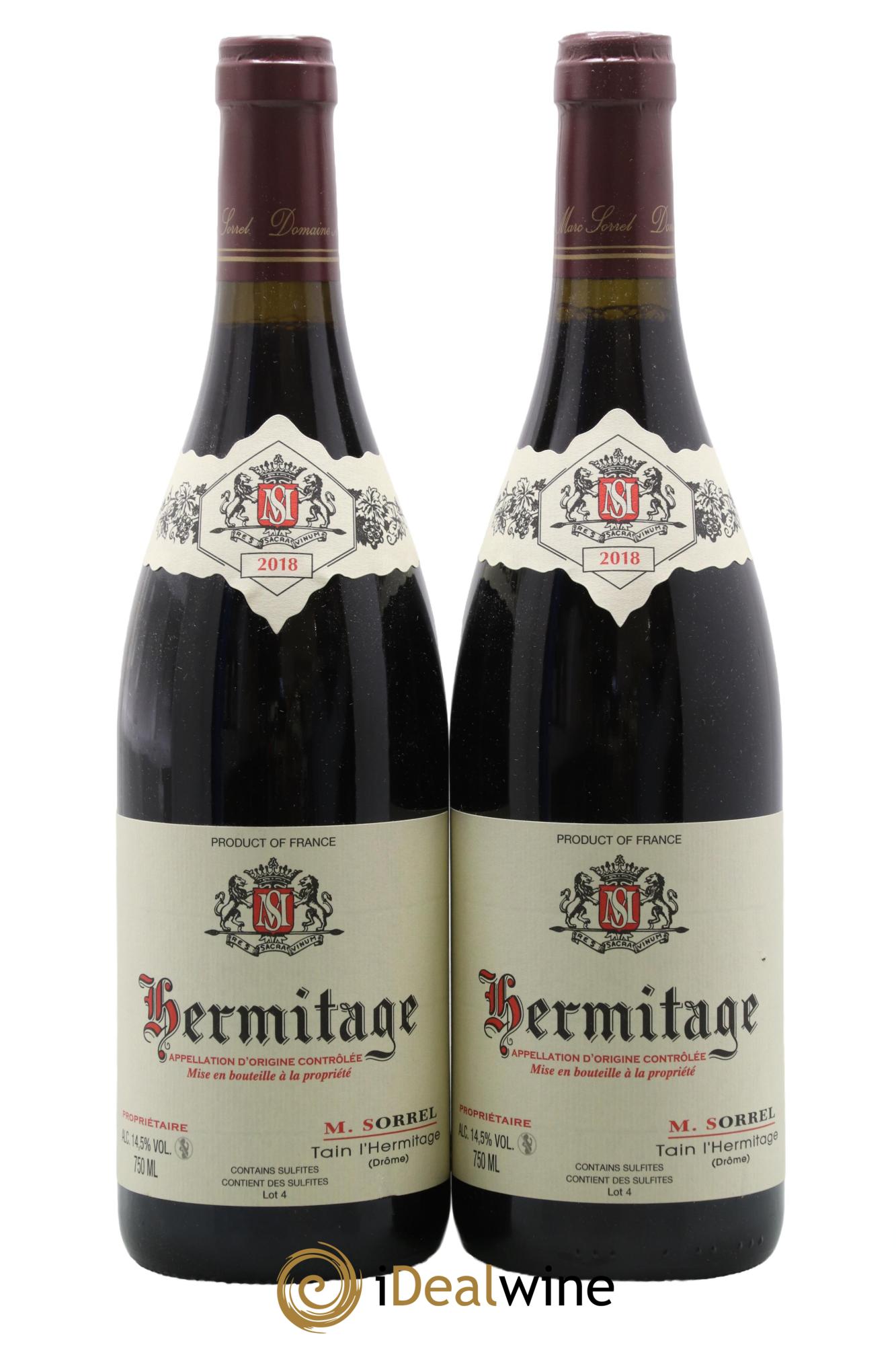 Hermitage Marc Sorrel  2018 - Lotto di 2 bottiglie - 0