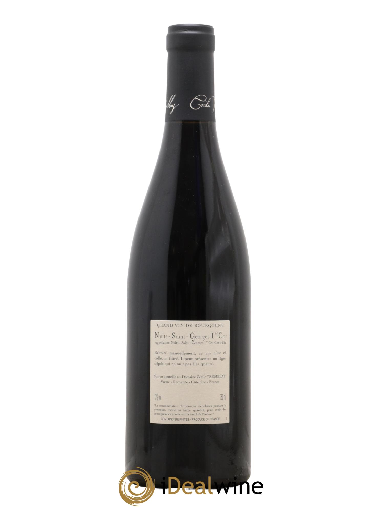 Nuits Saint-Georges 1er Cru Les Murgers Cécile Tremblay 2014 - Posten von 1 Flasche - 1