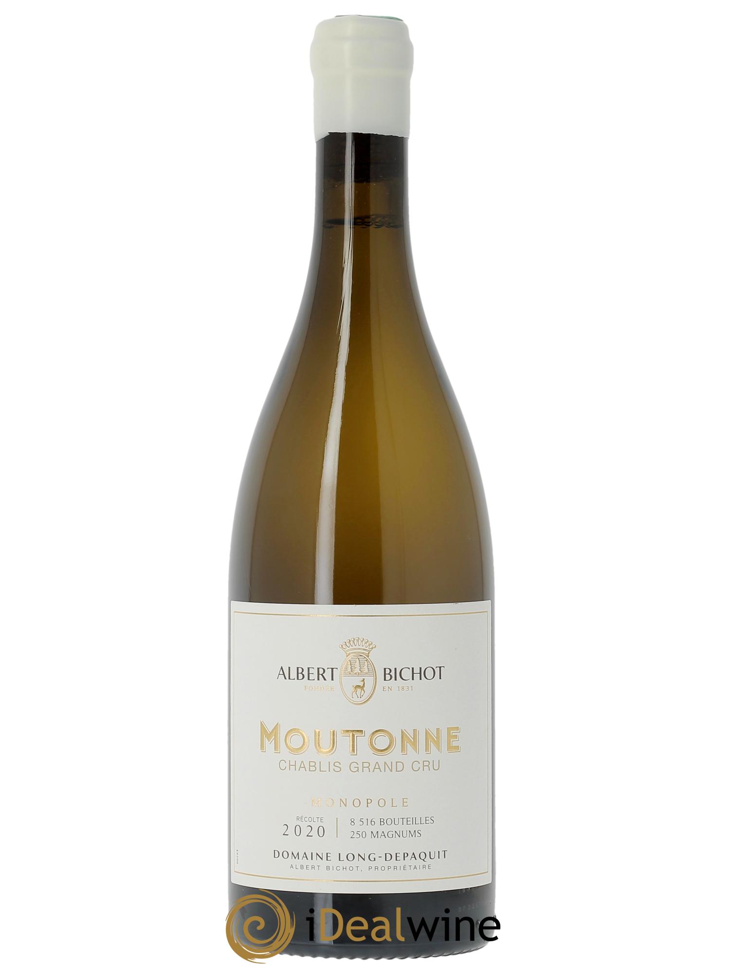 Chablis Grand Cru Moutonne Long Depaquit - Albert Bichot (Domaine)   2020 - Lotto di 1 bottiglia - 0