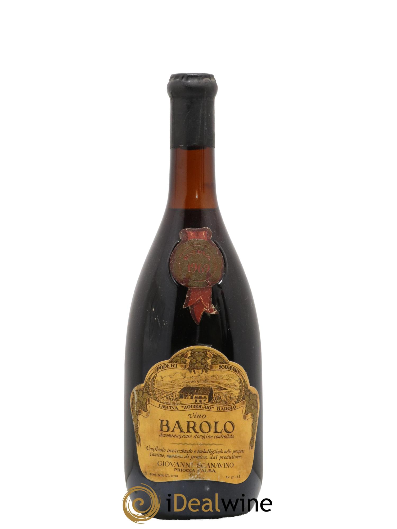 Barolo DOCG Scanavino 1969 - Lotto di 1 bottiglia - 0