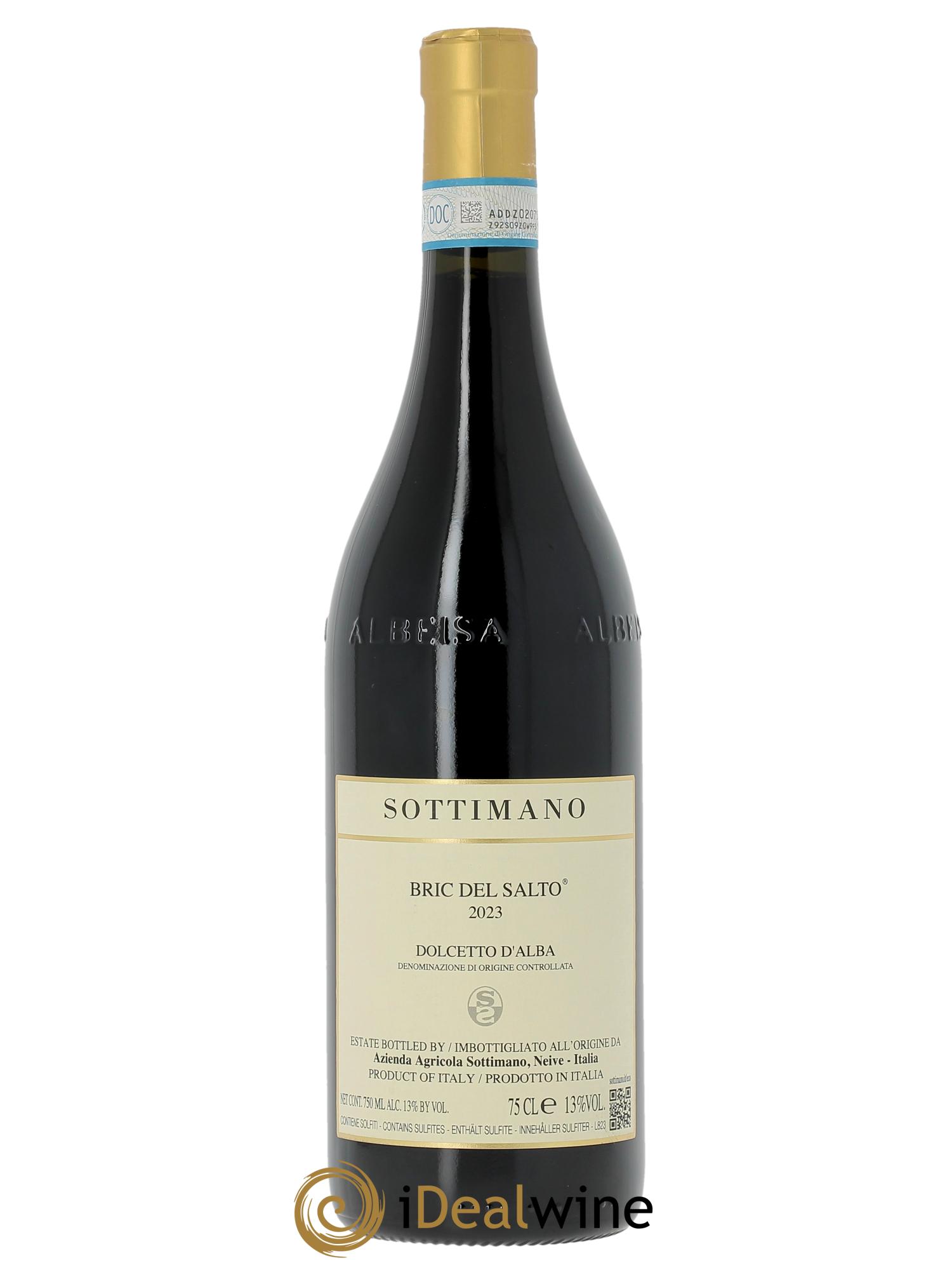 Dolcetto d'Alba DOC Bric del Salto Sottimano  2023 - Lot de 1 bouteille - 0