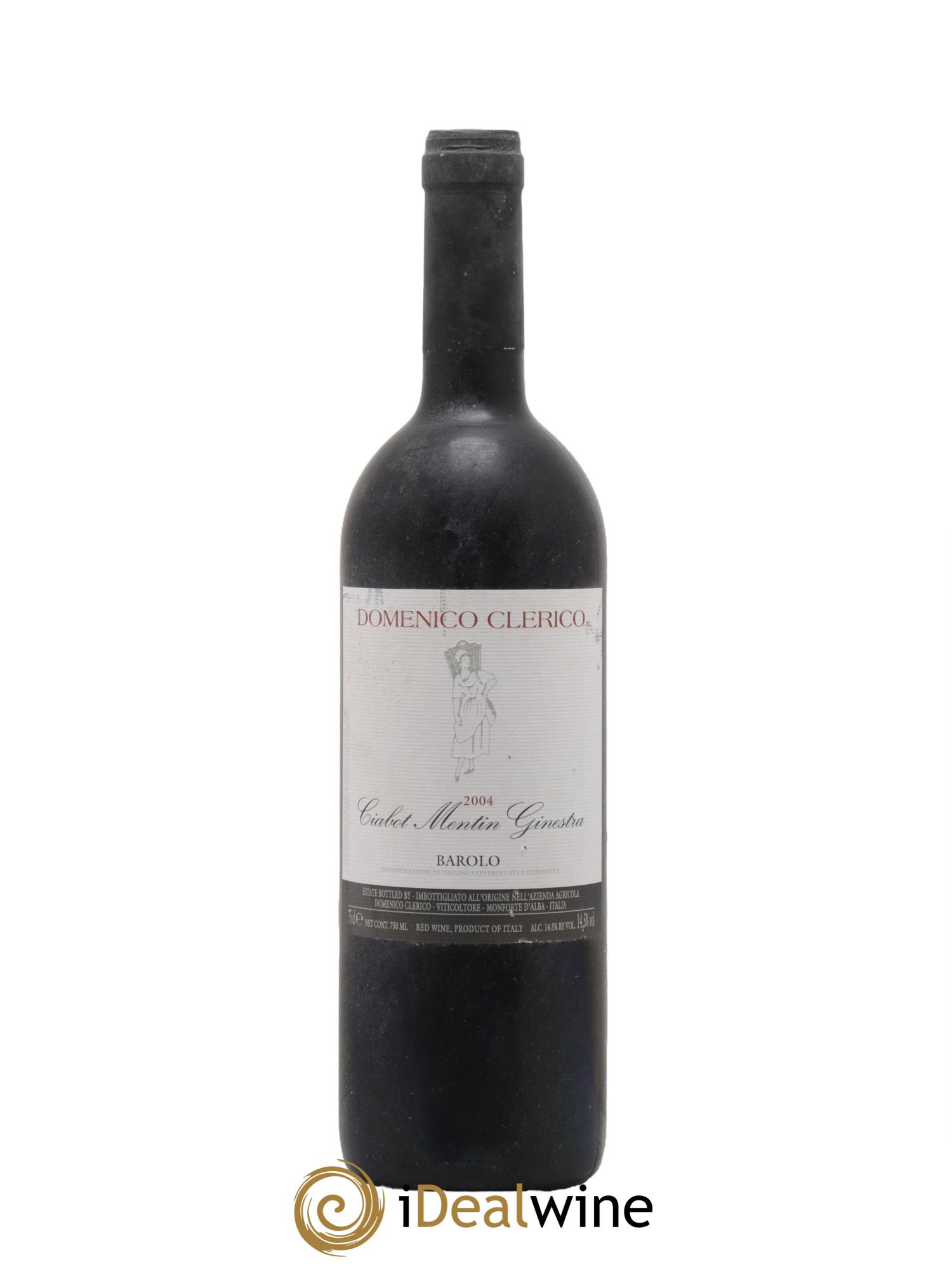 Barolo DOCG Ciabot Mentin Ginestra Domenico Clerico 2004 - Posten von 1 Flasche - 0