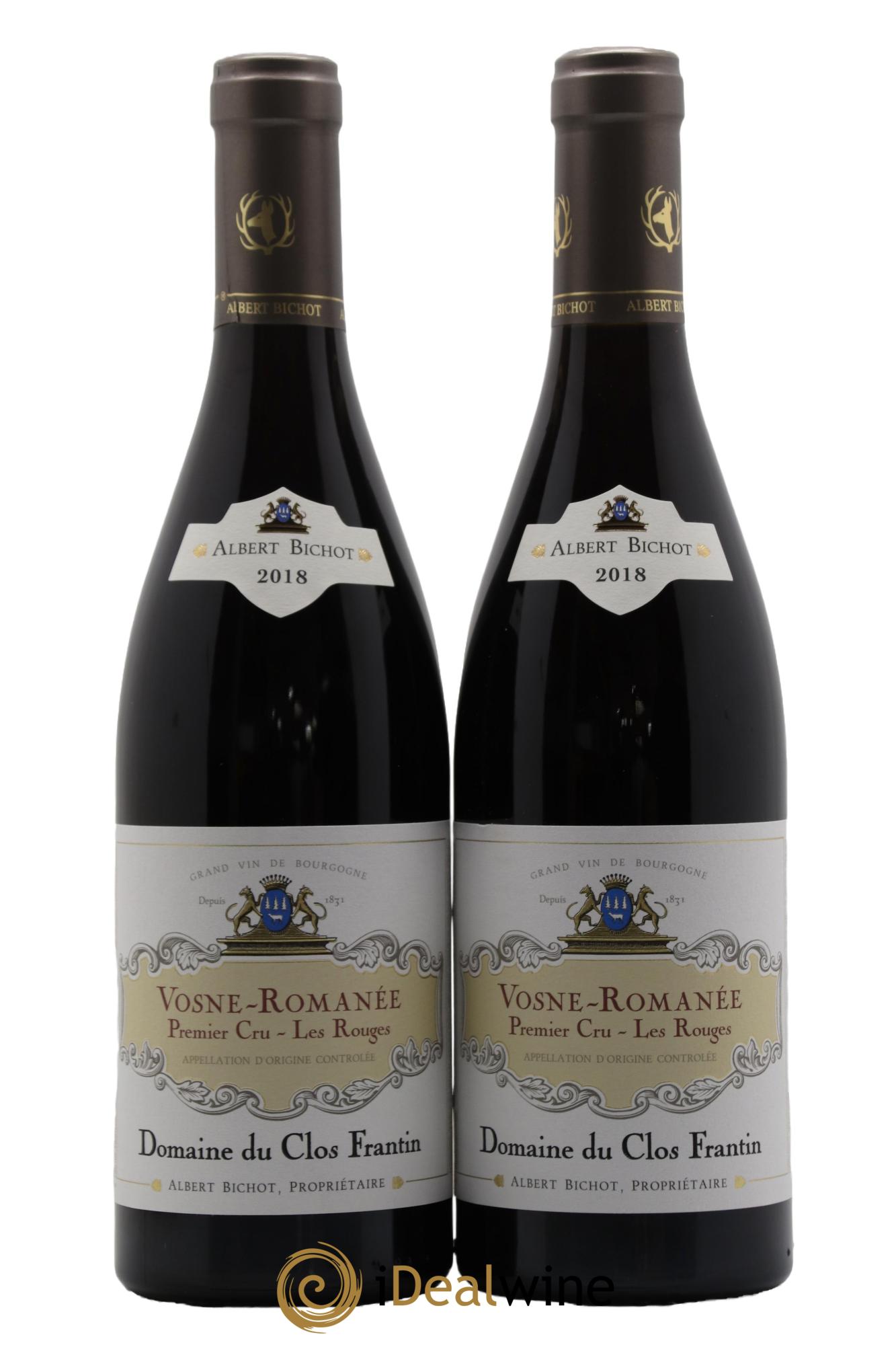 Vosne-Romanée 1er Cru Les Rouges Clos Frantin - Albert Bichot  2018 - Lotto di 2 bottiglie - 0