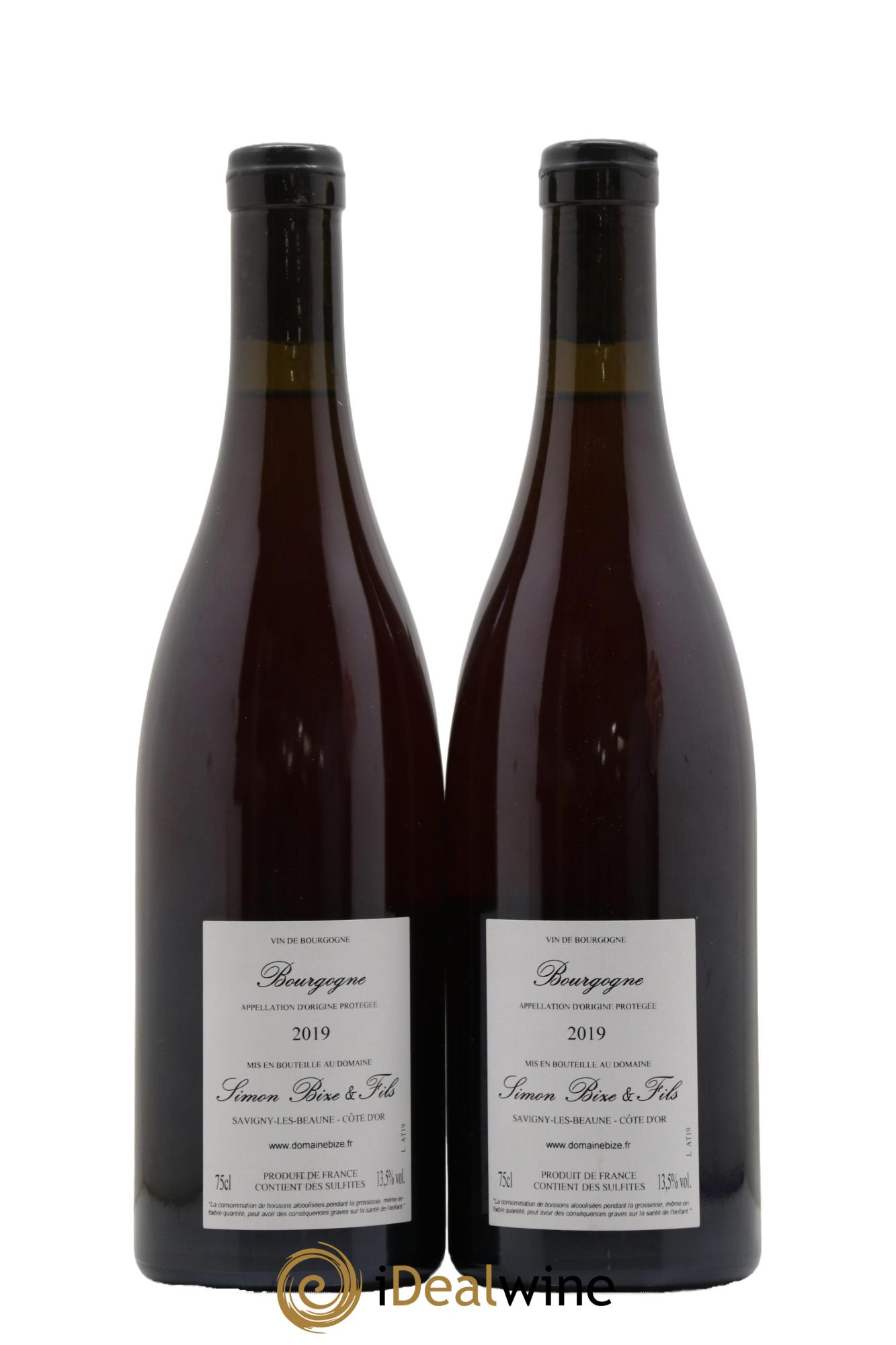 Bourgogne Akatcha Domaine Simon Bize 2019 - Lot de 2 bouteilles - 1