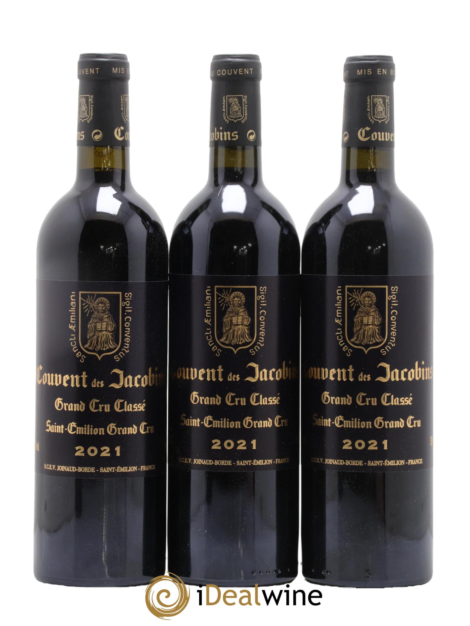 Château Couvent des Jacobins Grand Cru Classé 2021 - Lot de 12 bouteilles - 2