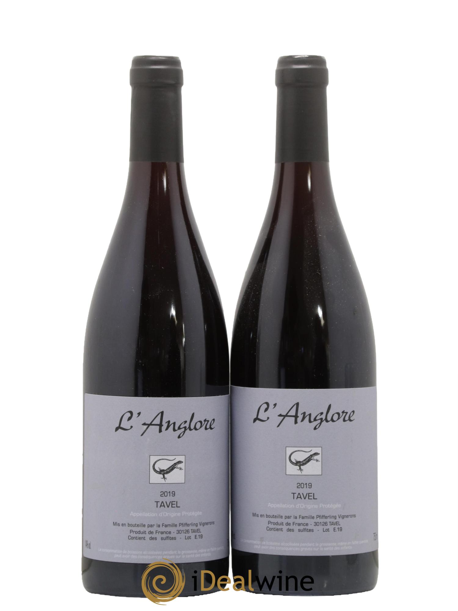 Tavel L'Anglore 2019 - Lot de 2 bouteilles - 0