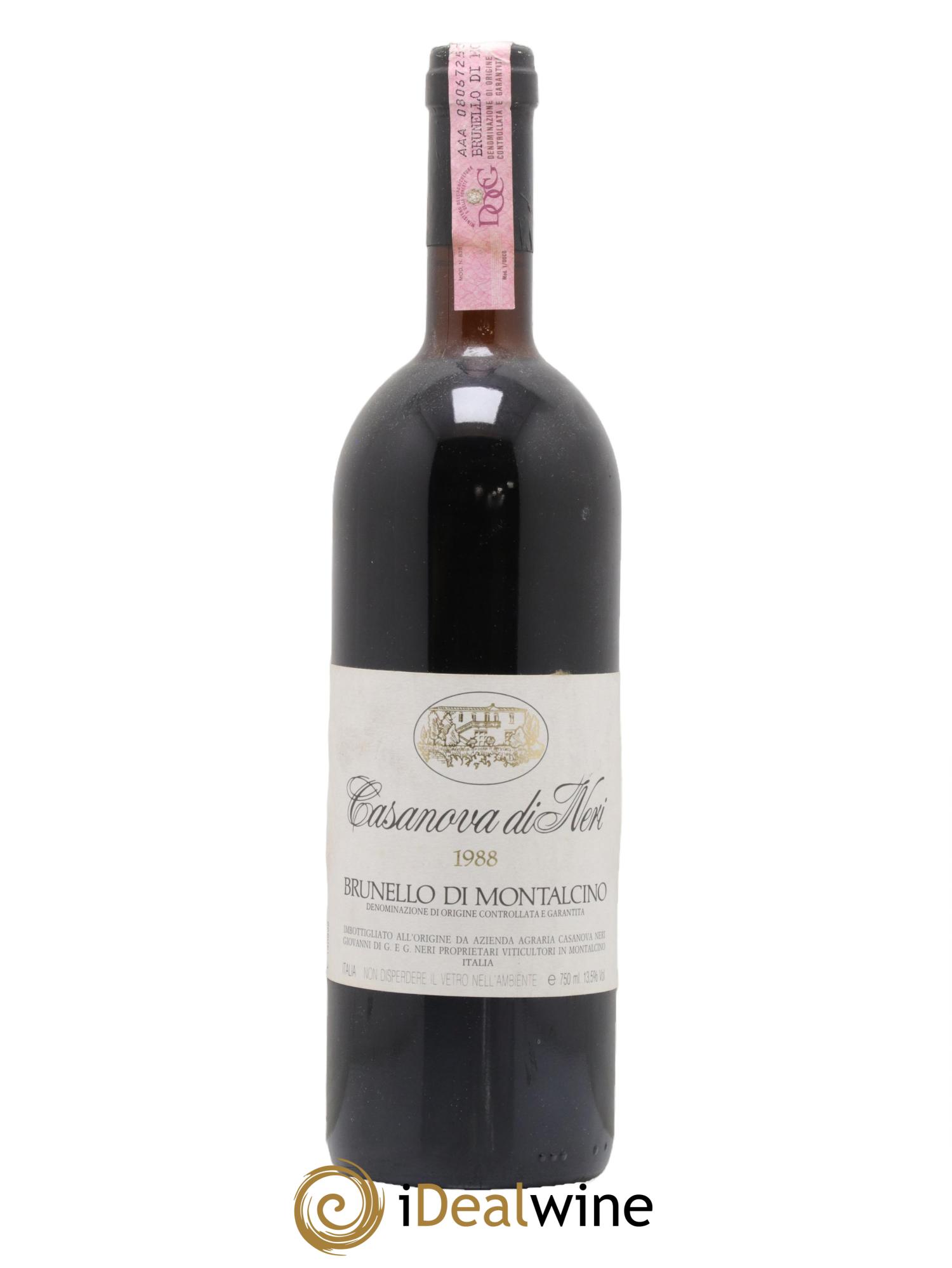 Brunello di Montalcino DOCG Casanova di Neri - Giacomo Neri 1988 - Lotto di 1 bottiglia - 0