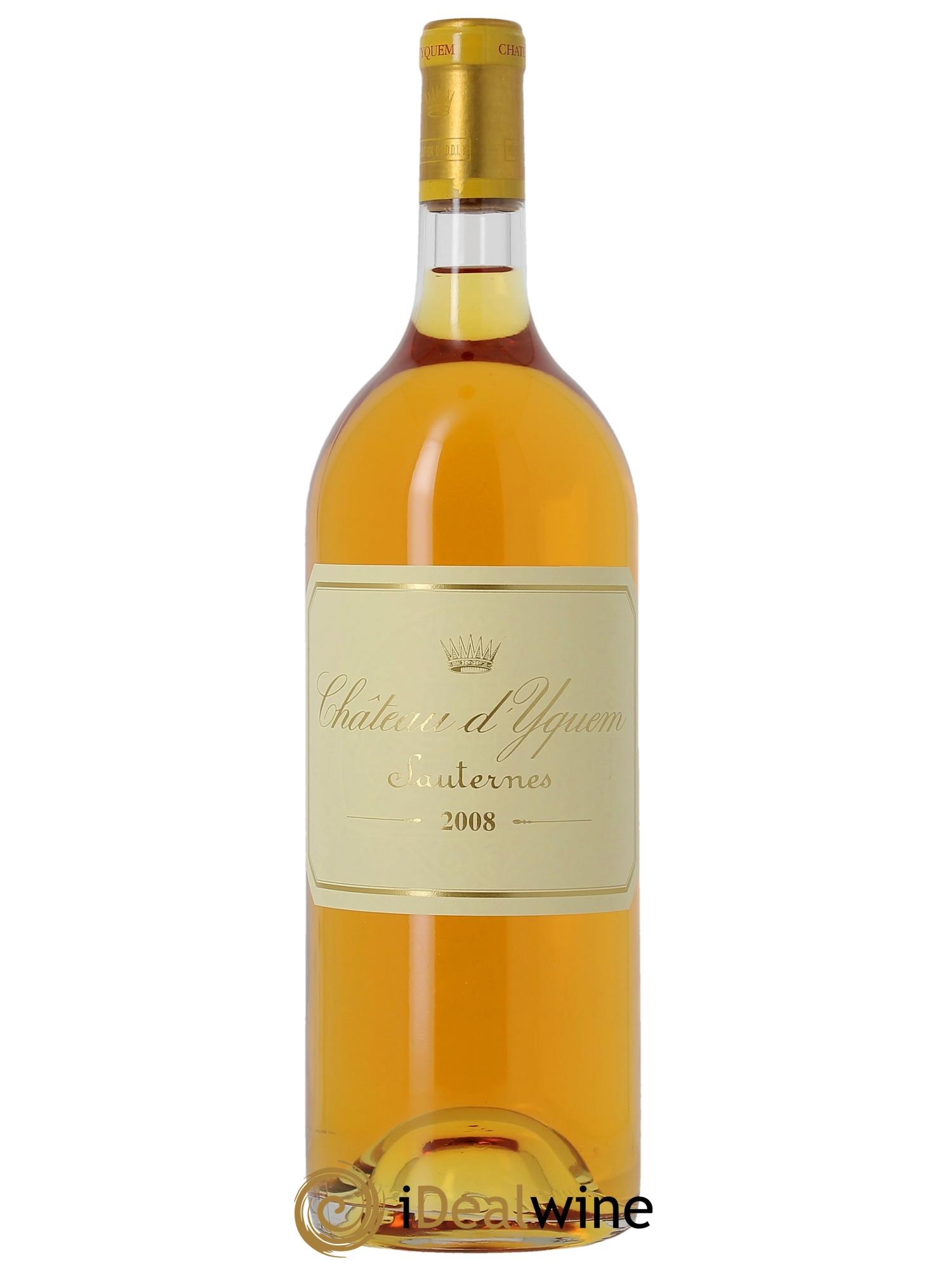 Château d' Yquem 1er Cru Classé Supérieur Original-holzkiste ab 6 2008 - Posten von 1 Magnum - 0