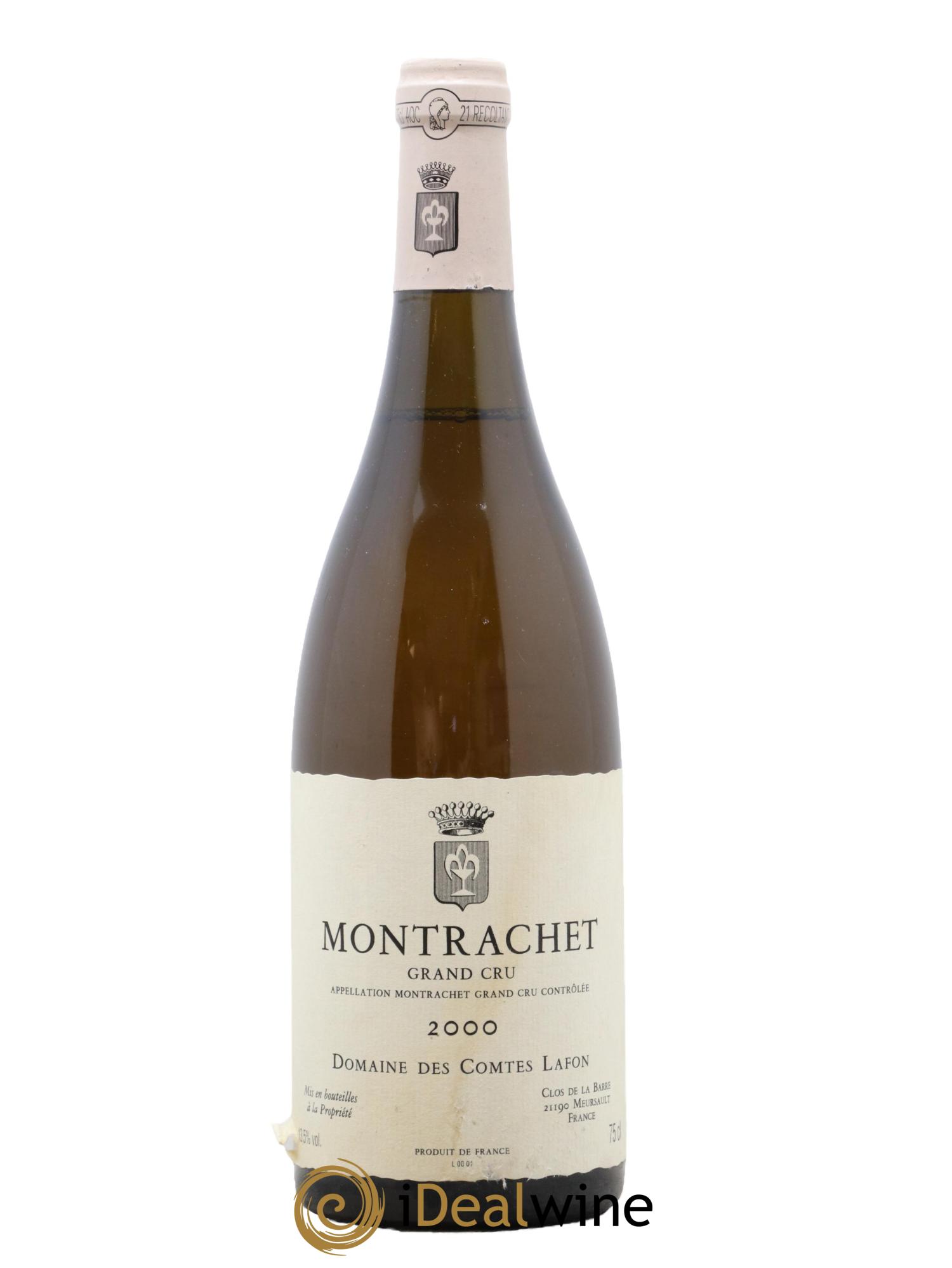 Montrachet Grand Cru Comtes Lafon (Domaine des) 2000 - Lot de 1 bouteille - 0