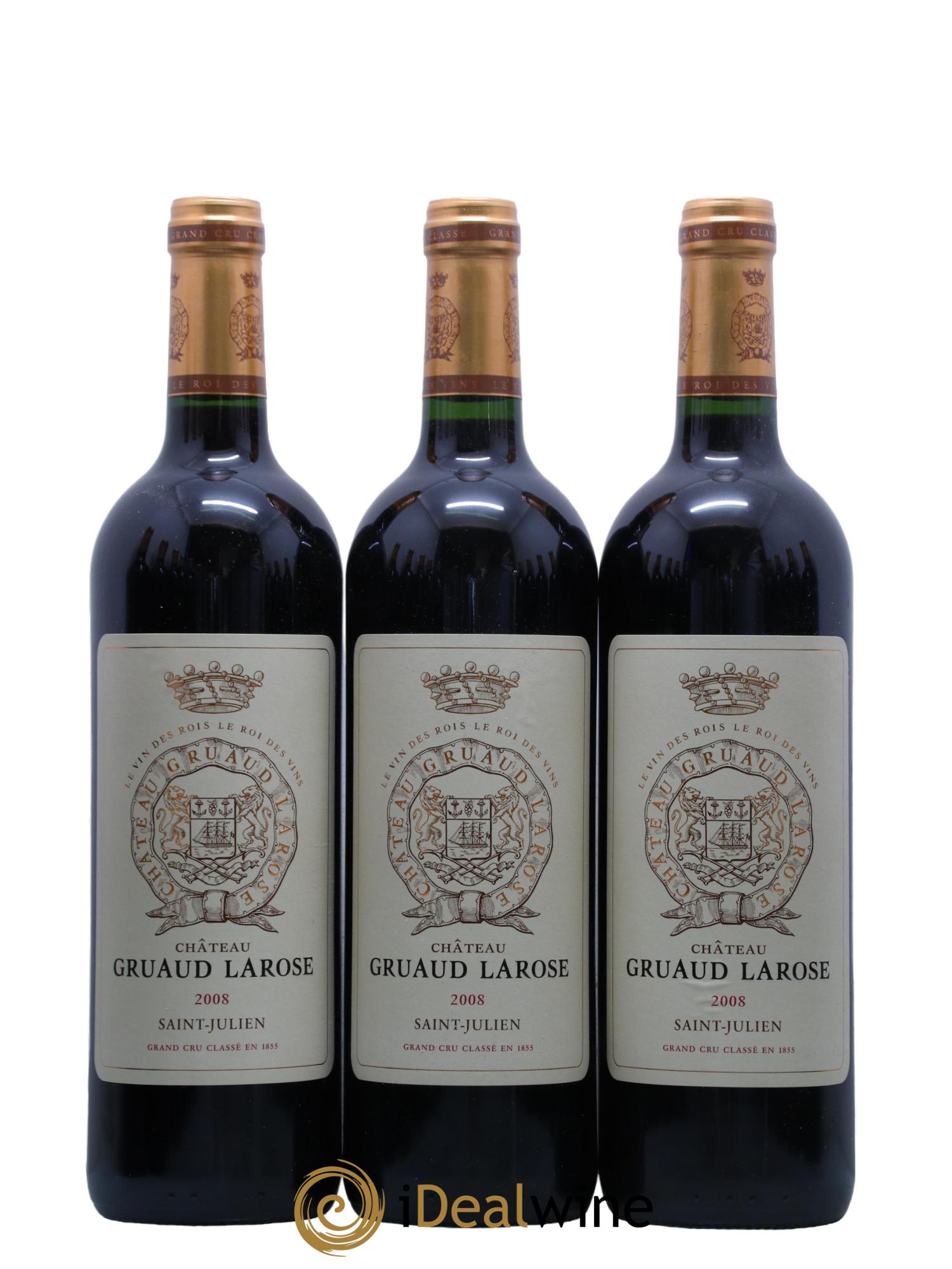 Château Gruaud Larose 2ème Grand Cru Classé  2008 - Lotto di 12 bottiglie - 1