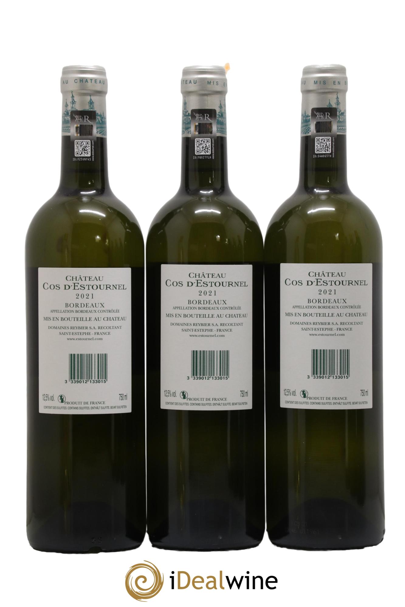 Cos d'Estournel 2021 - Lot of 3 bottles - 1