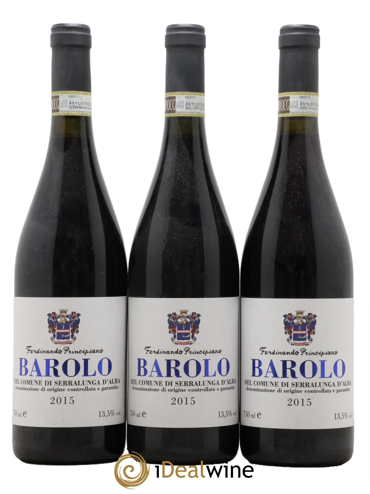 Barolo DOCG Ferdinando Principiano 2015 - Posten von 3 Flaschen - 0