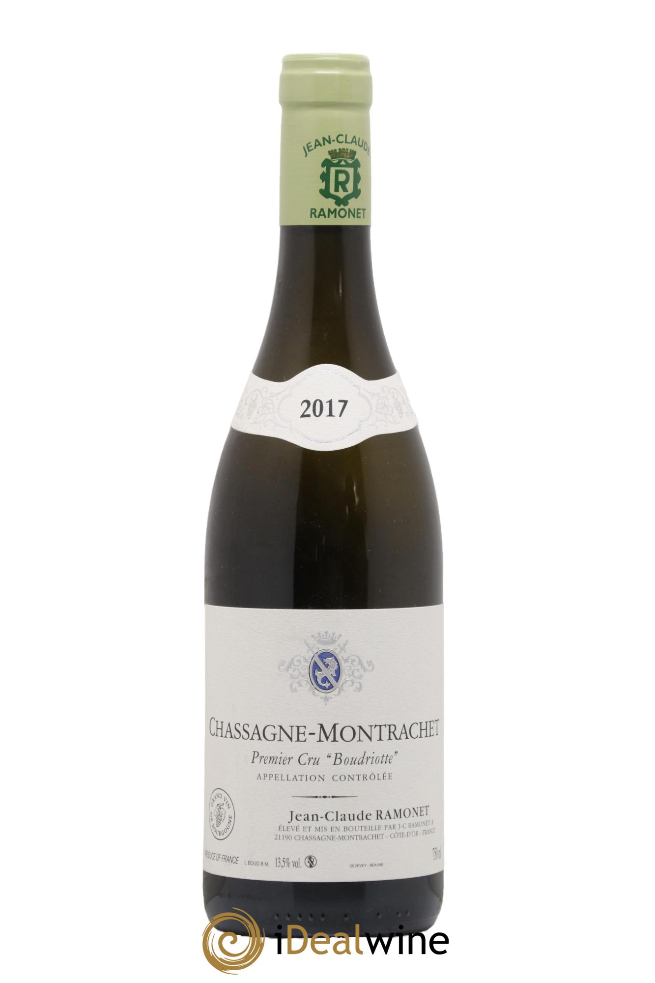 Chassagne-Montrachet 1er Cru Boudriotte Ramonet (Domaine) 2017 - Posten von 1 Flasche - 0