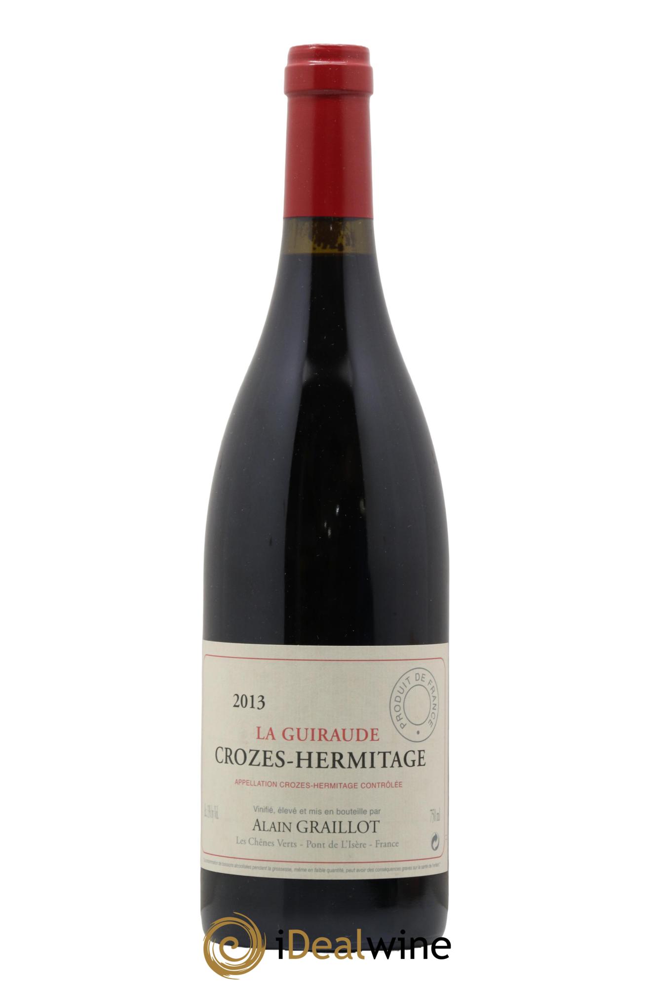 Crozes-Hermitage La Guiraude Domaine Graillot 2013 - Posten von 1 Flasche - 0