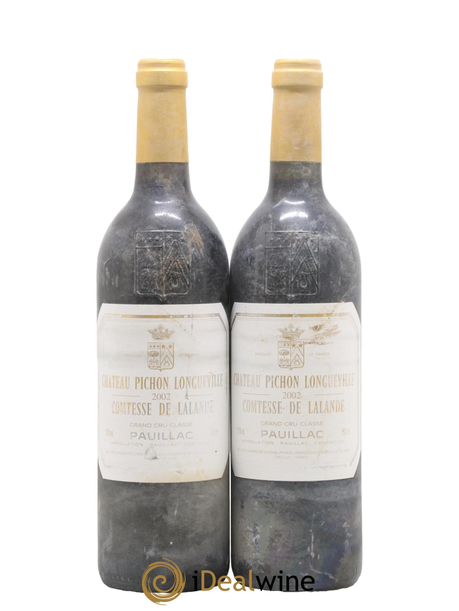 Château Pichon Longueville Comtesse de Lalande 2ème Grand Cru Classé 2002 - Lot de 2 bouteilles - 0