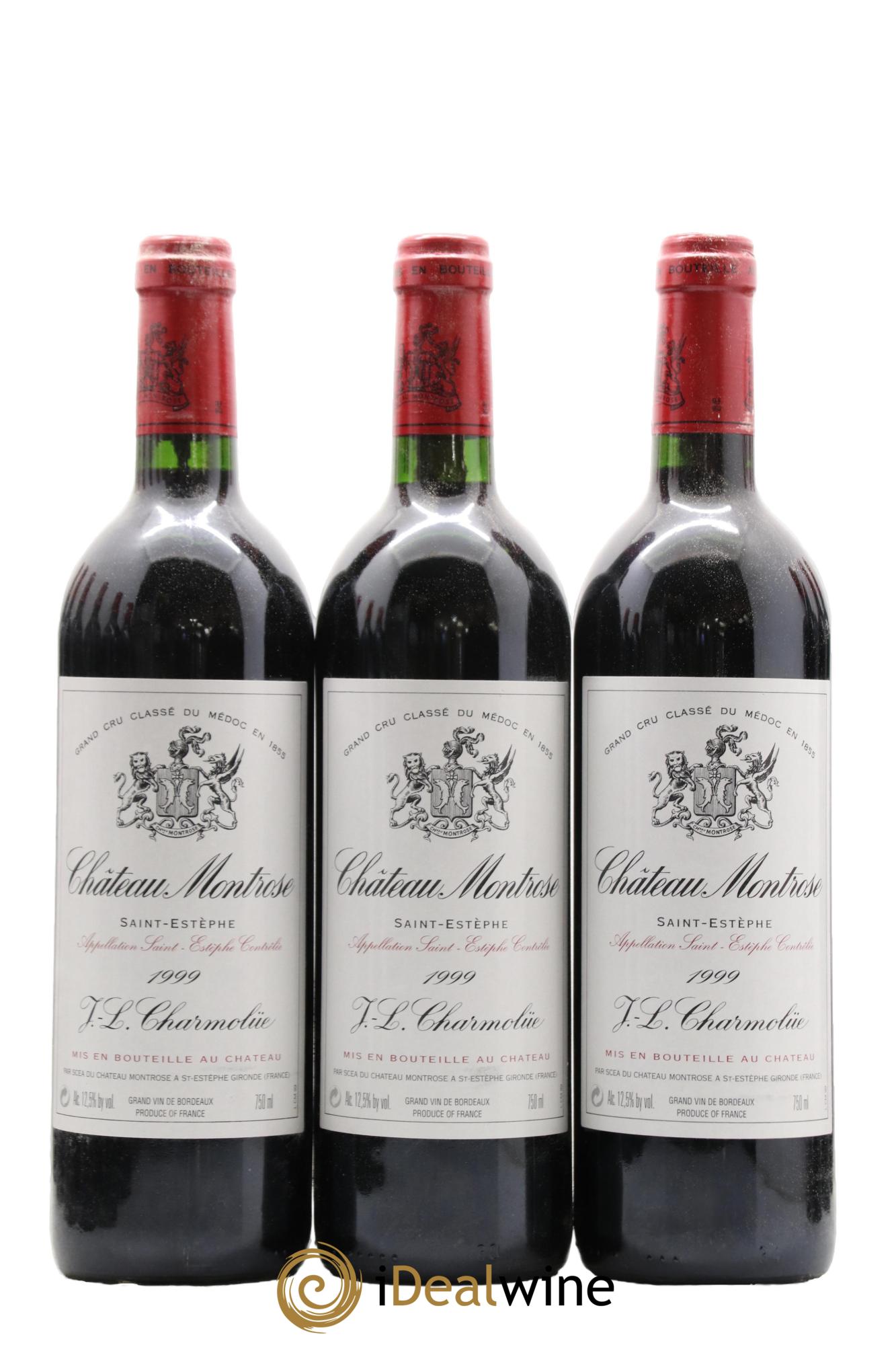 Château Montrose 2ème Grand Cru Classé 1999 - Lot de 12 bouteilles - 1