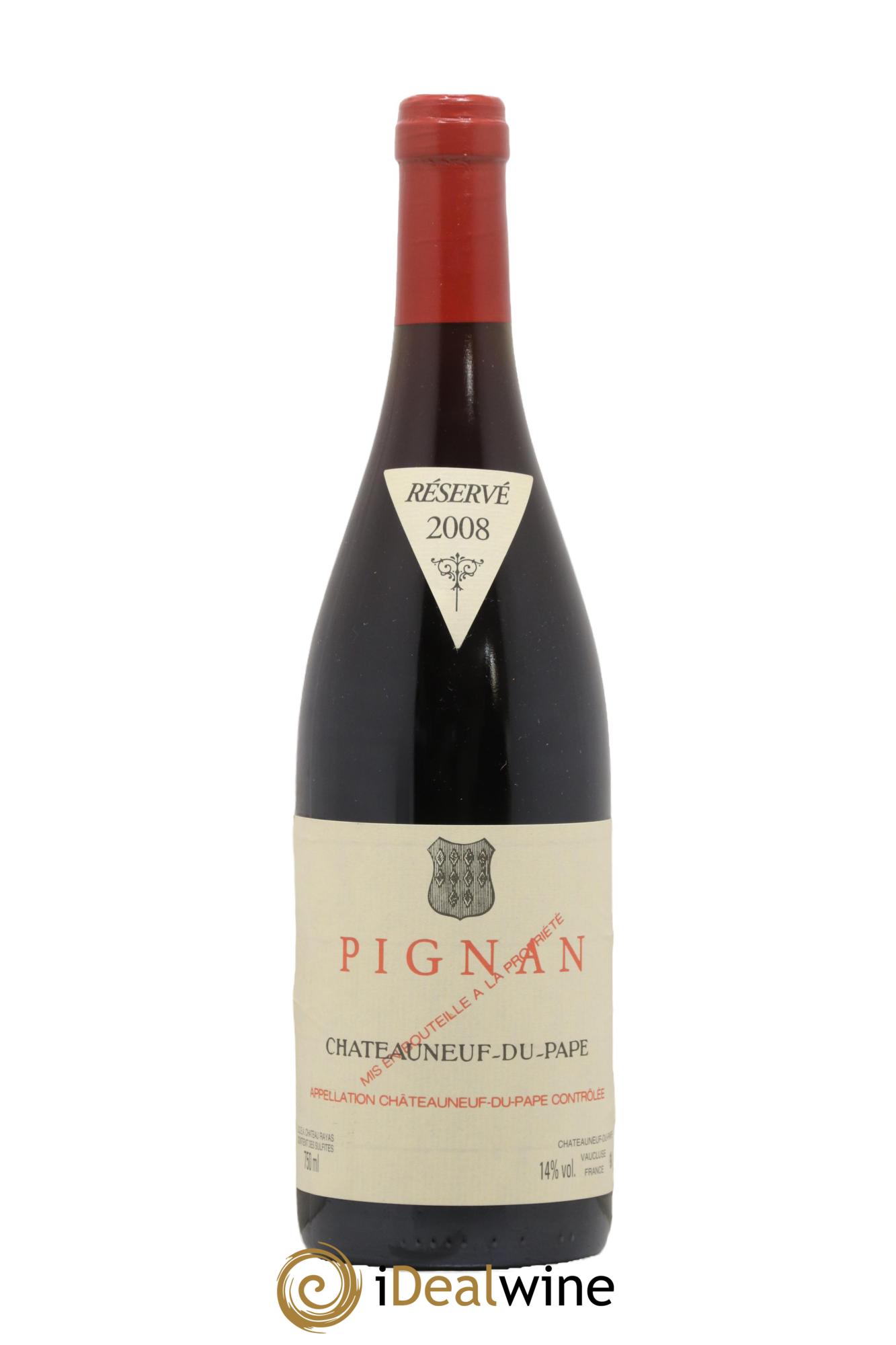 Châteauneuf-du-Pape Pignan Emmanuel Reynaud 2008 - Posten von 1 Flasche - 0