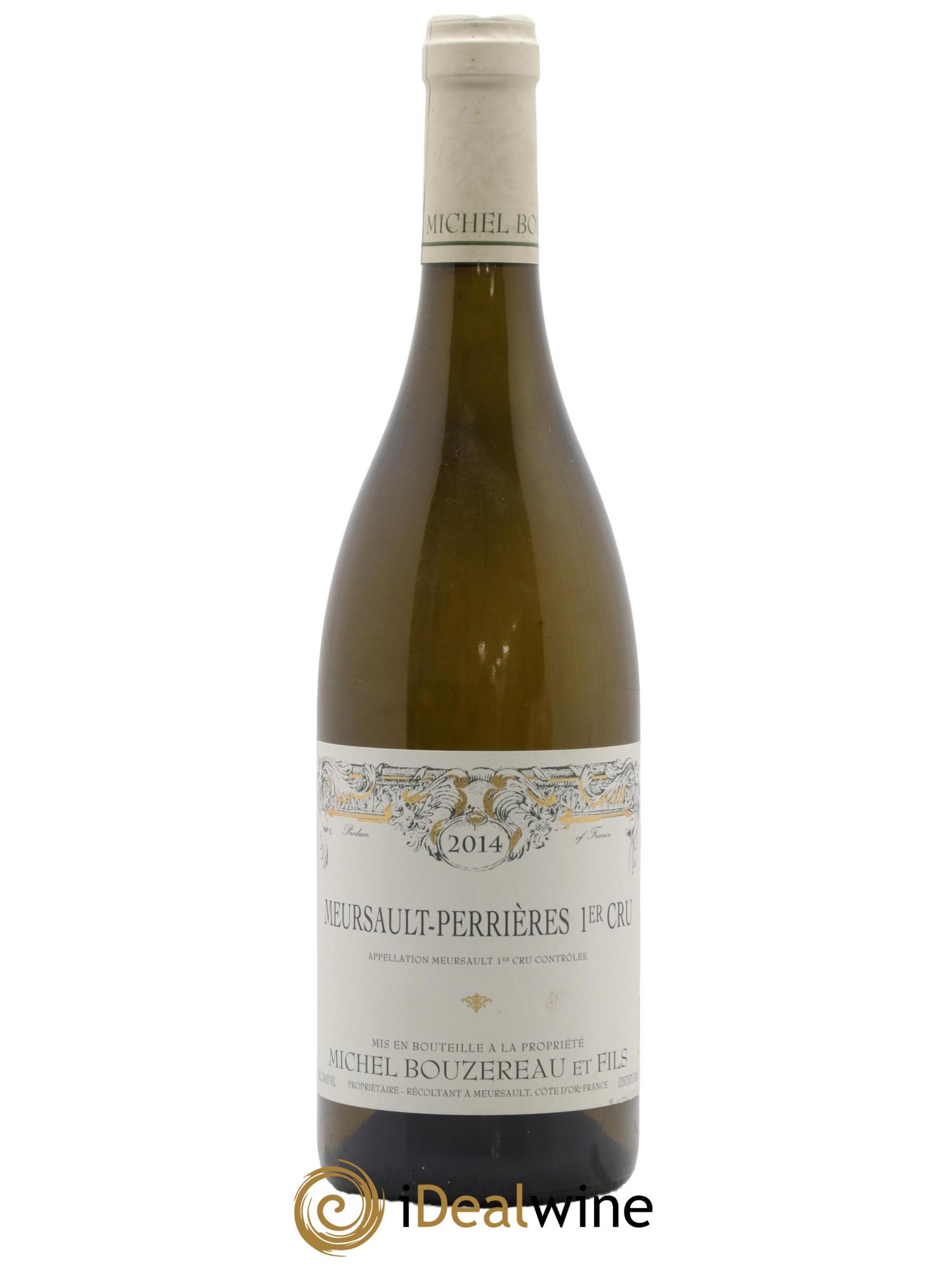 Meursault 1er Cru Perrières Michel Bouzereau et Fils (Domaine) 2014 - Lot de 1 bouteille - 0