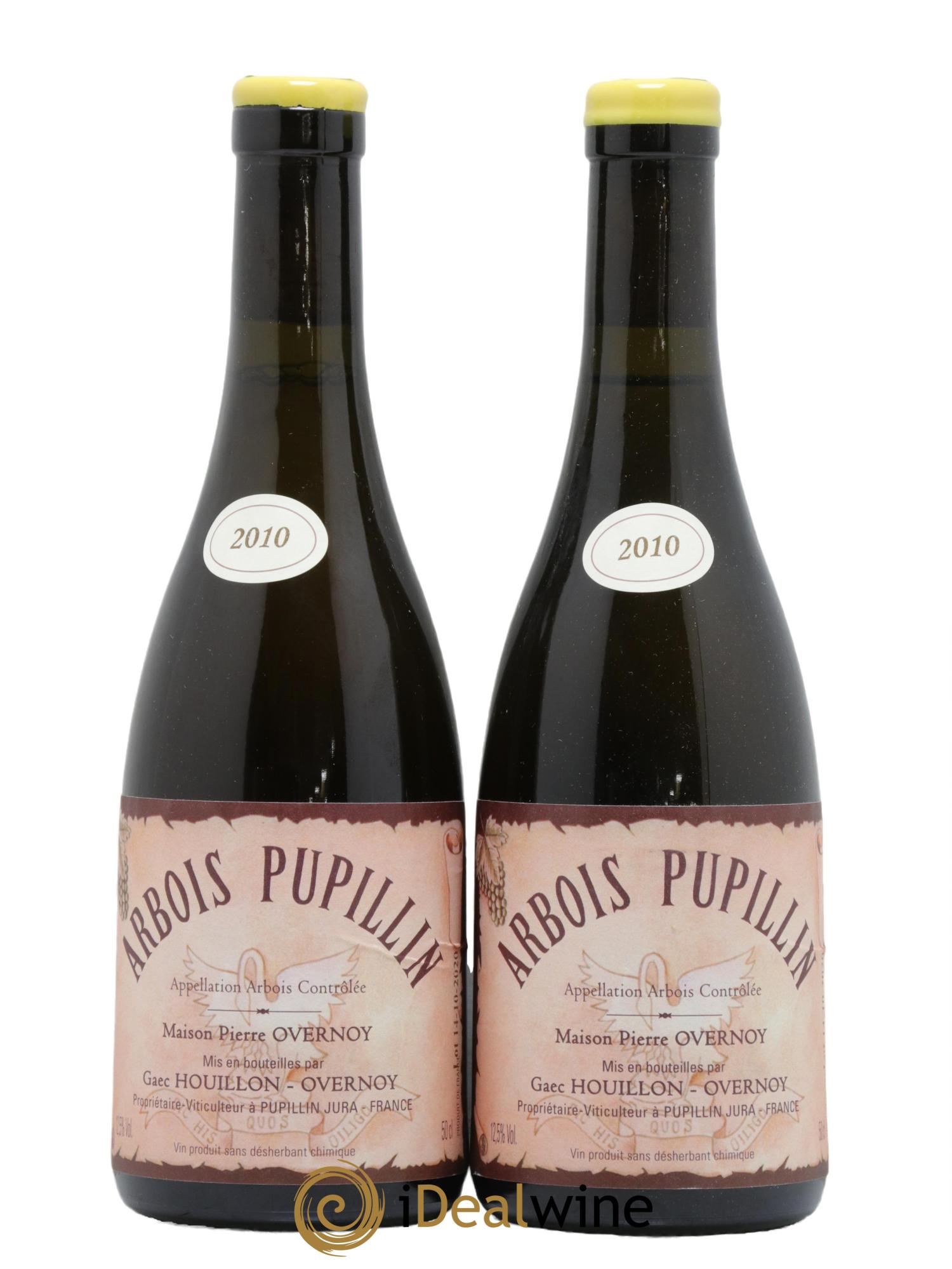 Arbois Pupillin Vieux Savagnin Ouillé 50cl (VSO) Overnoy-Houillon (Domaine)  2010 - Lotto di 2 formati 50cl - 0