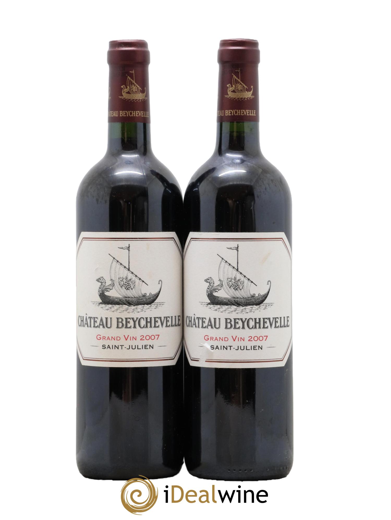 Château Beychevelle 4ème Grand Cru Classé 2007 - Lotto di 2 bottiglie - 0