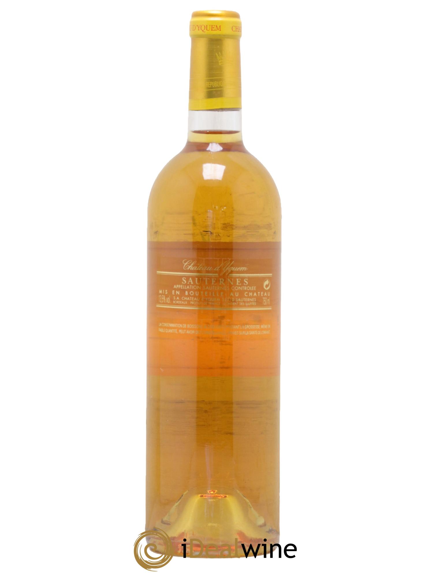 Château d' Yquem 1er Cru Classé Supérieur 2005 - Posten von 1 Flasche - 1